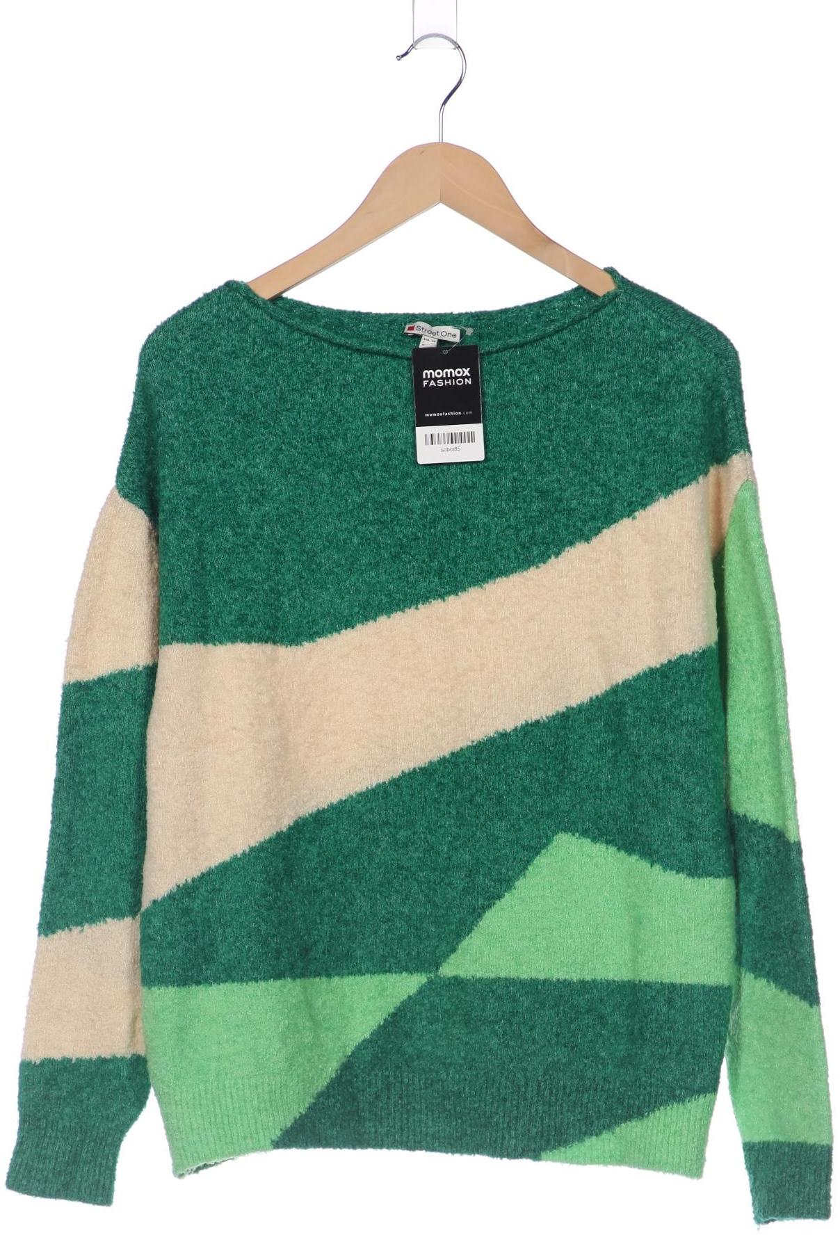 

Street One Damen Pullover, grün, Gr. 40