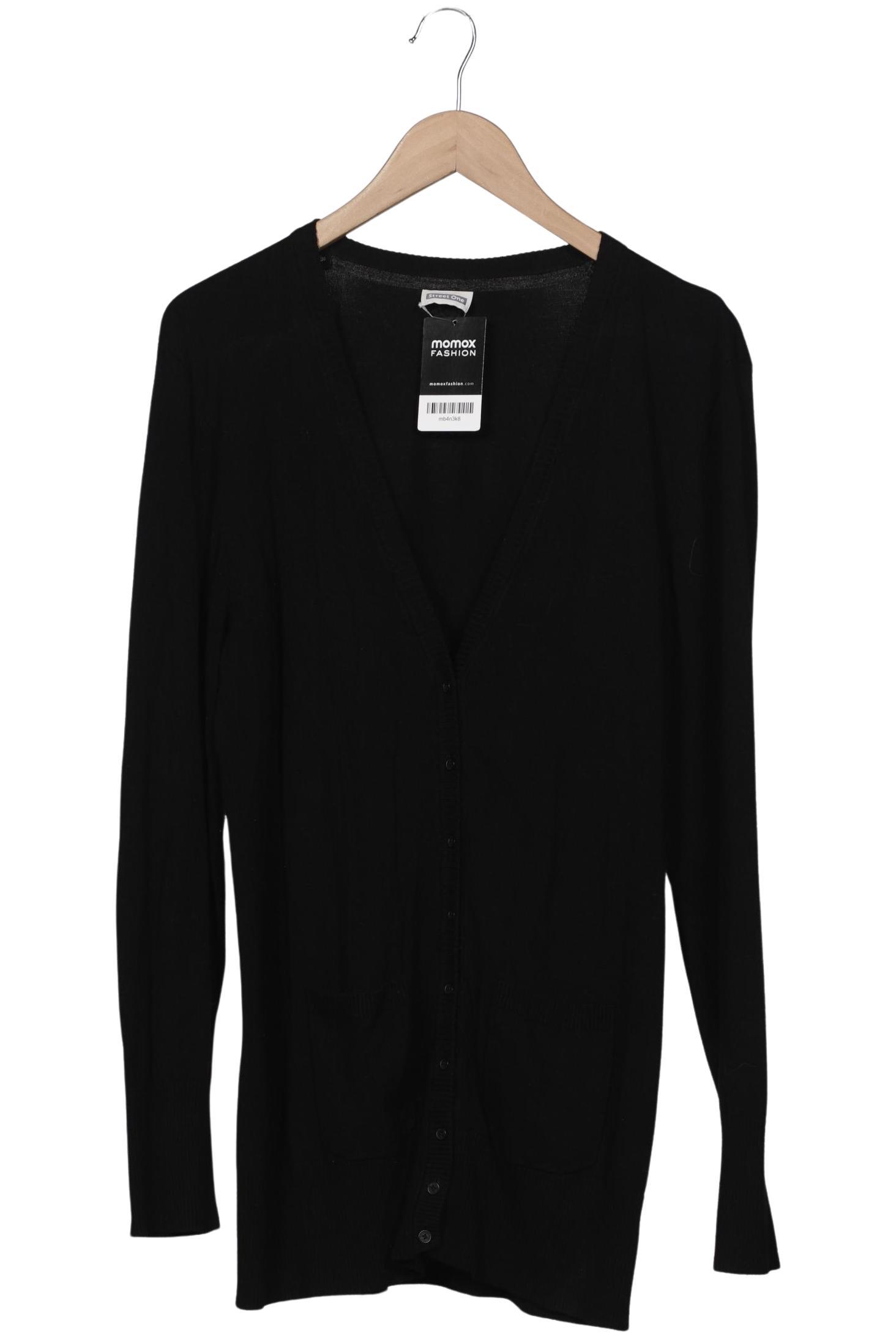

Street One Damen Strickjacke, schwarz, Gr. 42