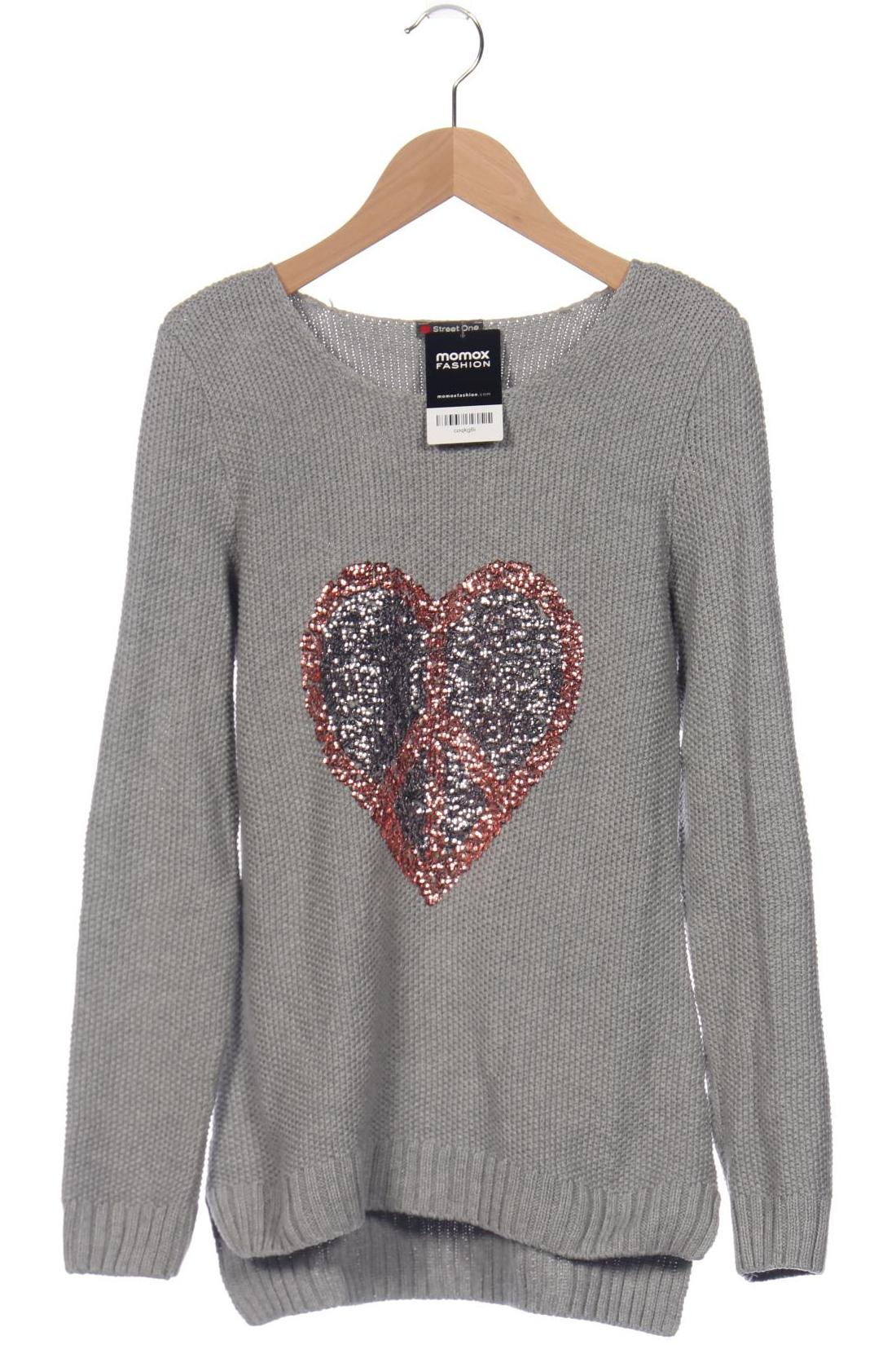 

Street One Damen Pullover, grau, Gr. 36