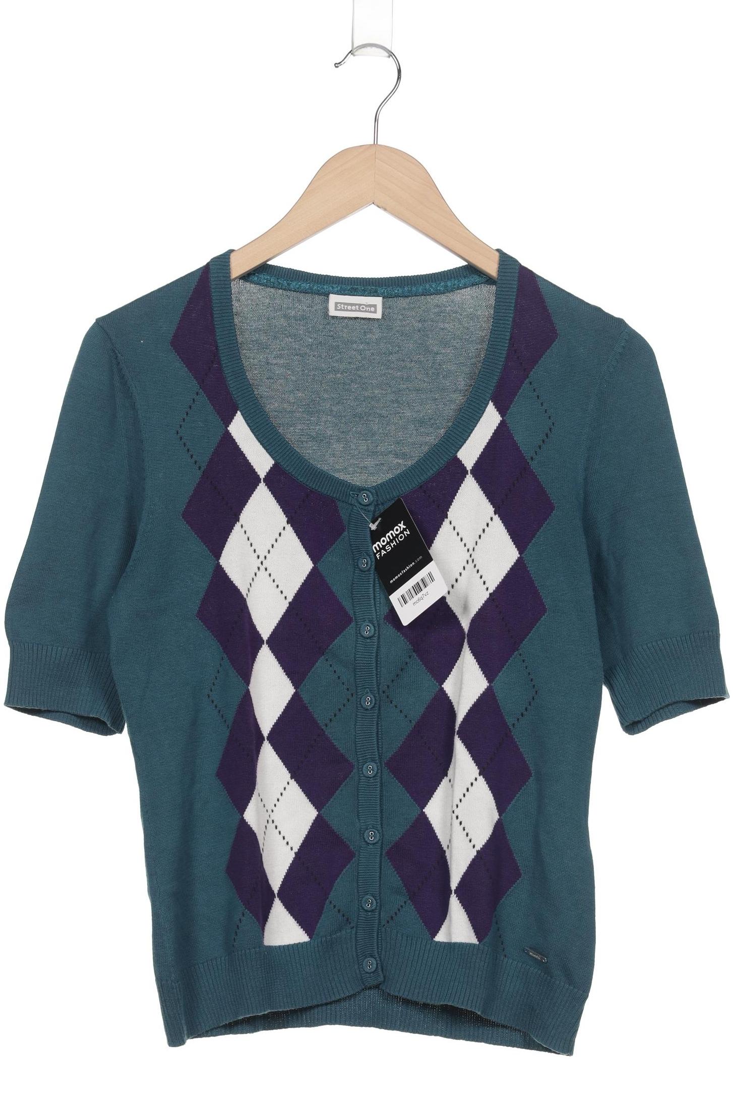 

Street One Damen Strickjacke, blau, Gr. 40
