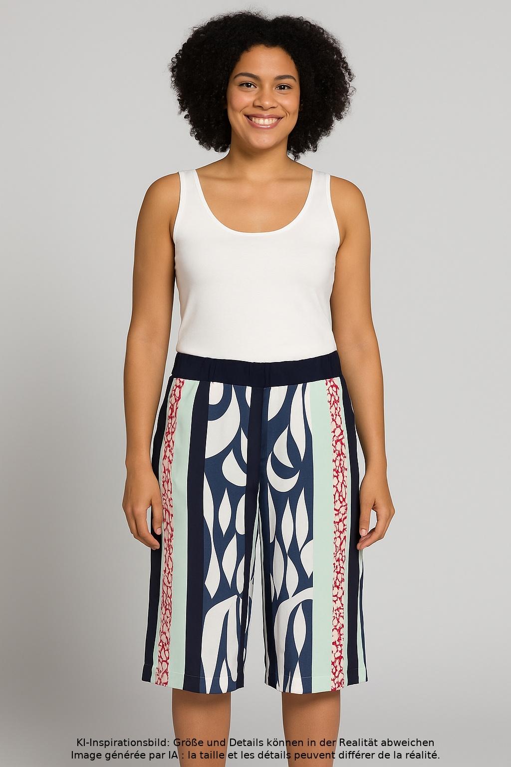 

Street One Damen Stoffhose, mehrfarbig, Gr. 36