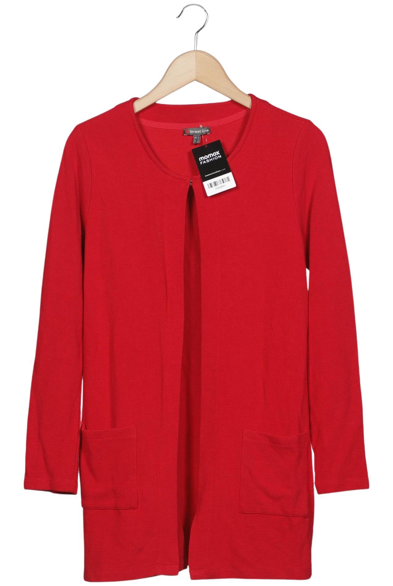 

Street One Damen Strickjacke, rot, Gr. 38