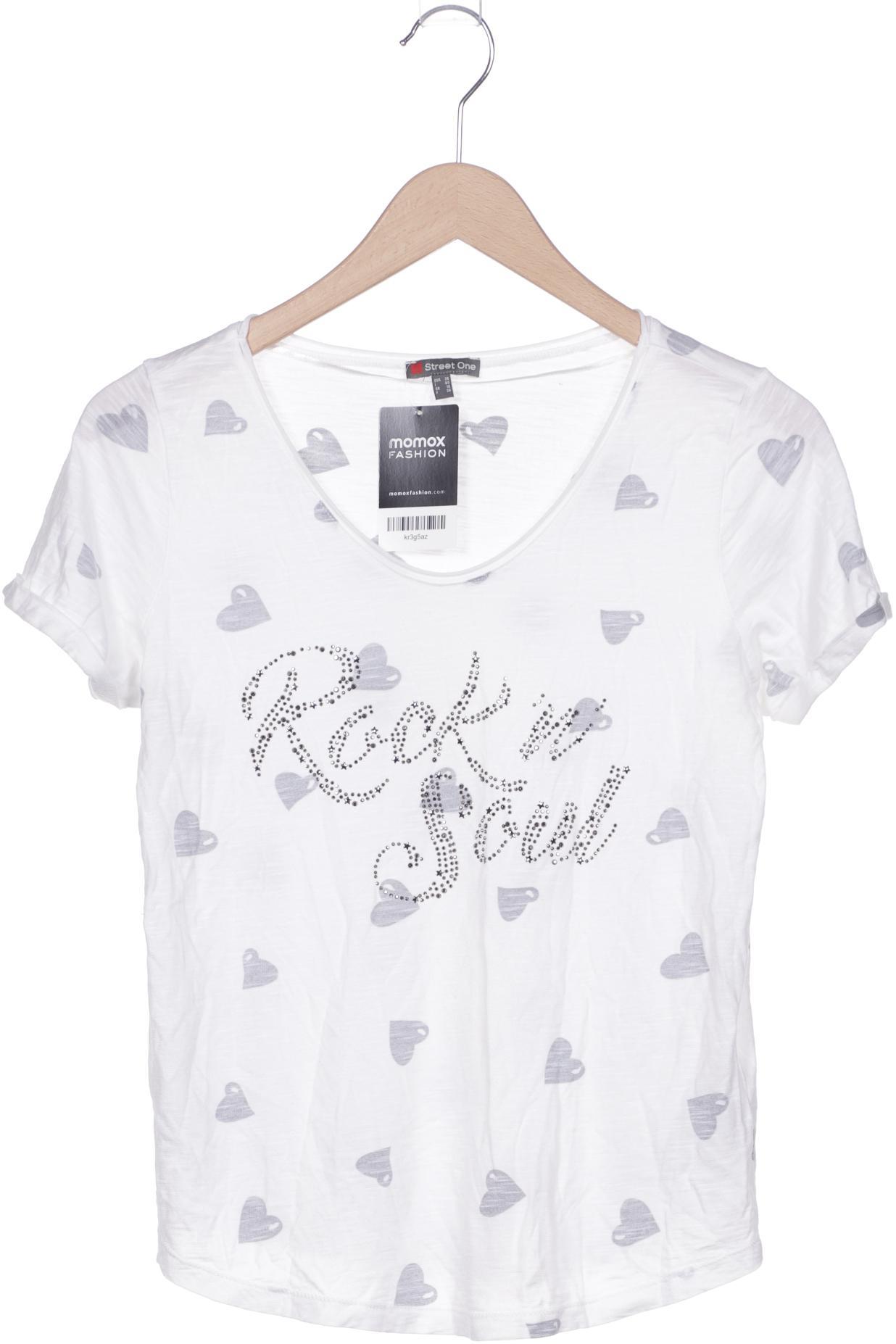 

Street One Damen T-Shirt, weiß, Gr. 36