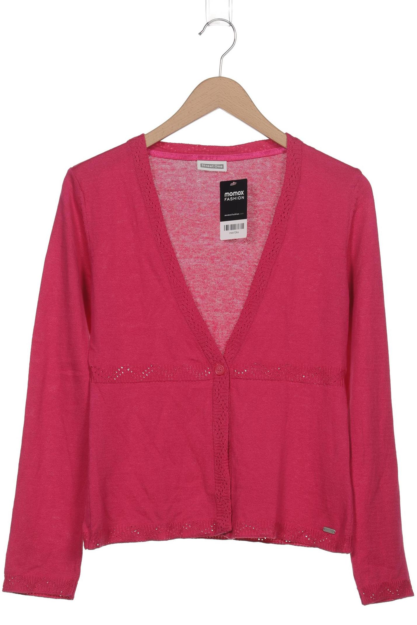 

Street One Damen Strickjacke, pink, Gr. 38