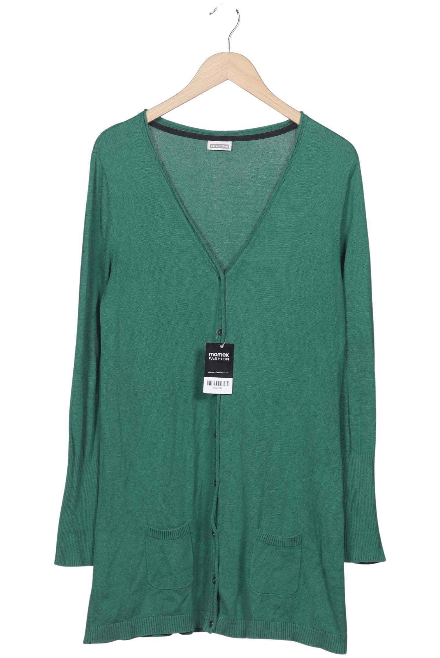 

Street One Damen Strickjacke, grün, Gr. 40