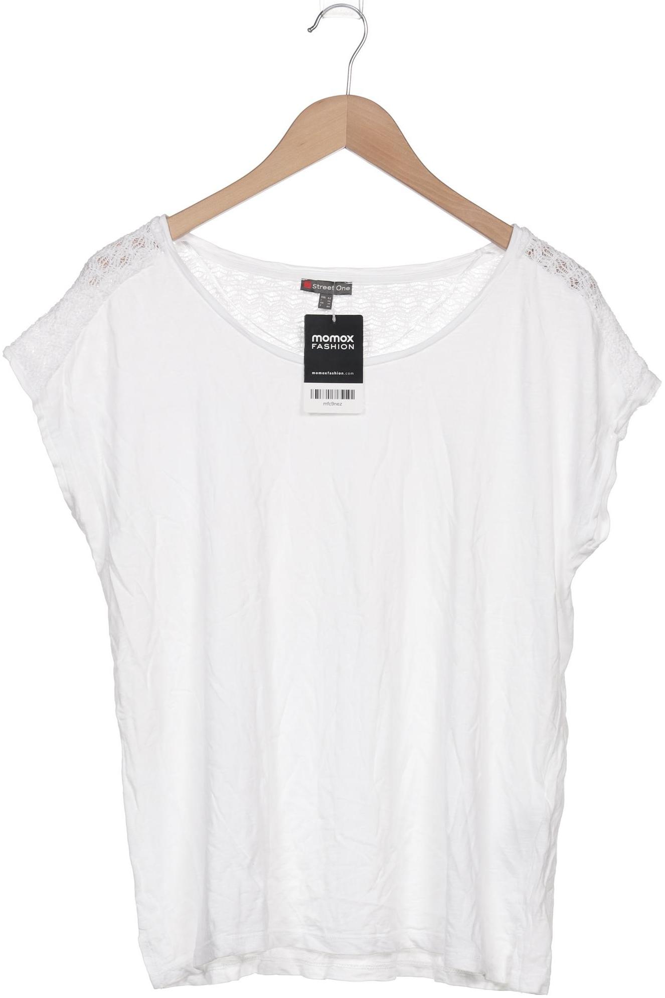 

Street One Damen T-Shirt, weiß, Gr. 42