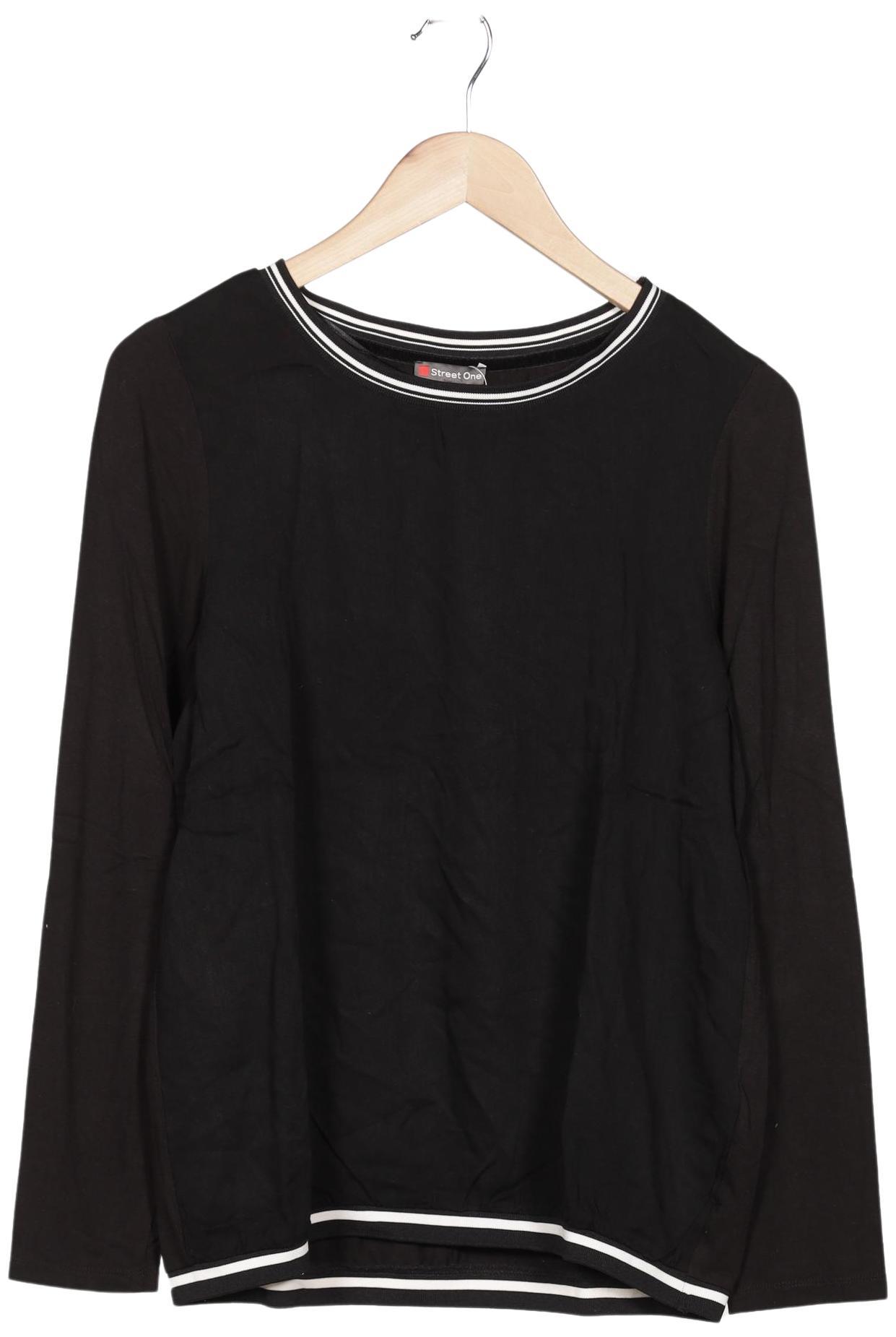 

Street One Damen Langarmshirt, schwarz, Gr. 40