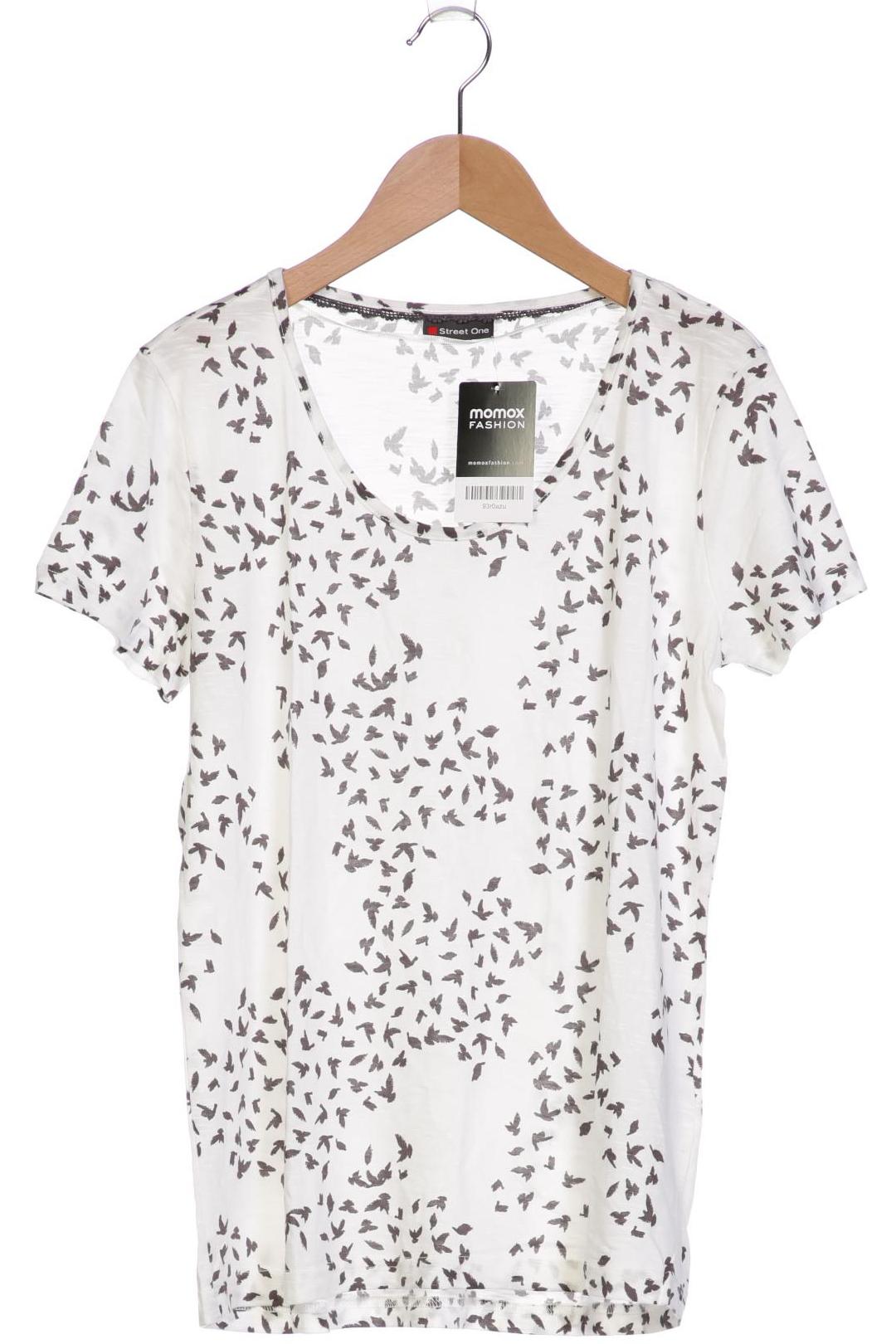 

Street One Damen T-Shirt, weiß, Gr. 38