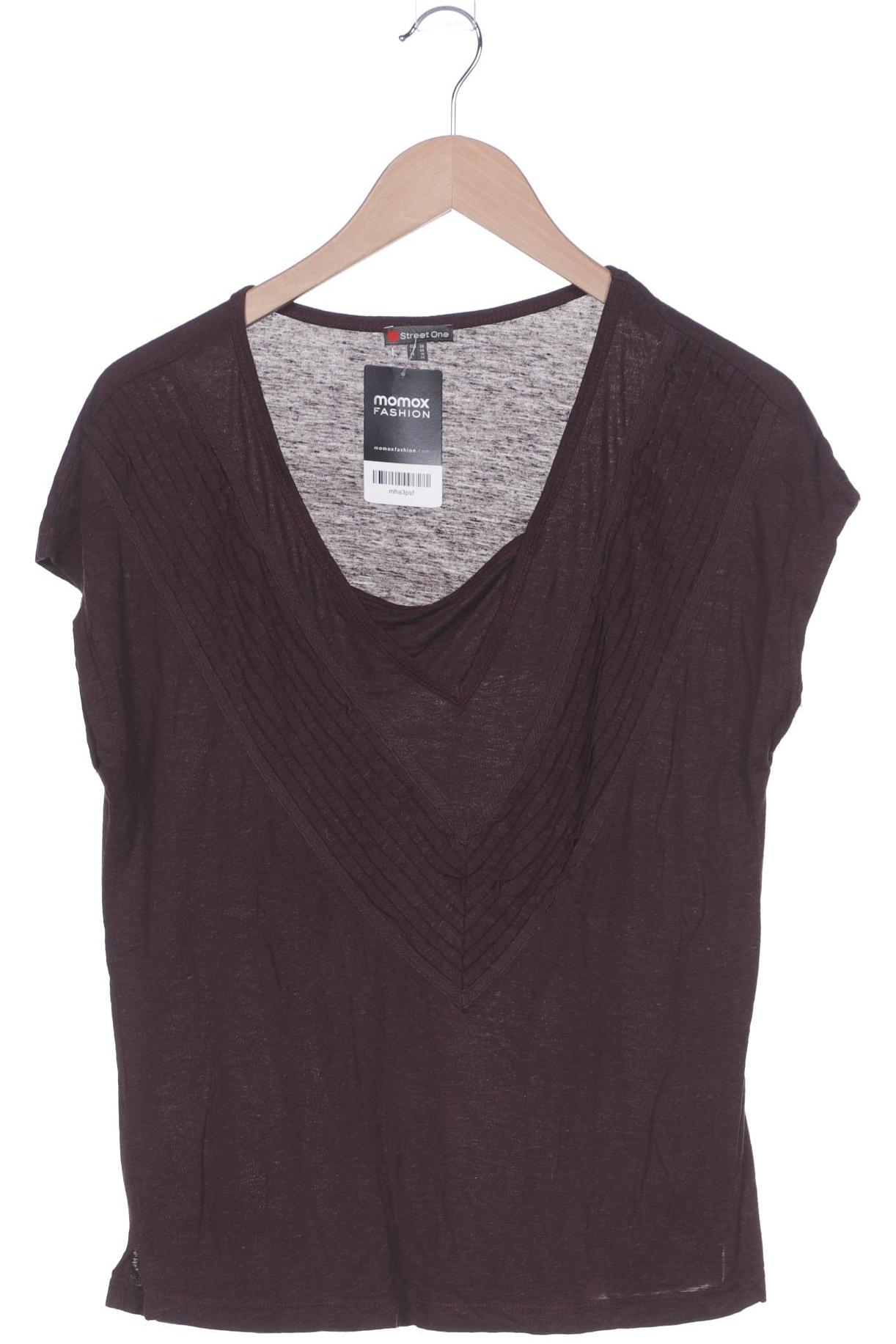 

Street One Damen T-Shirt, bordeaux, Gr. 36