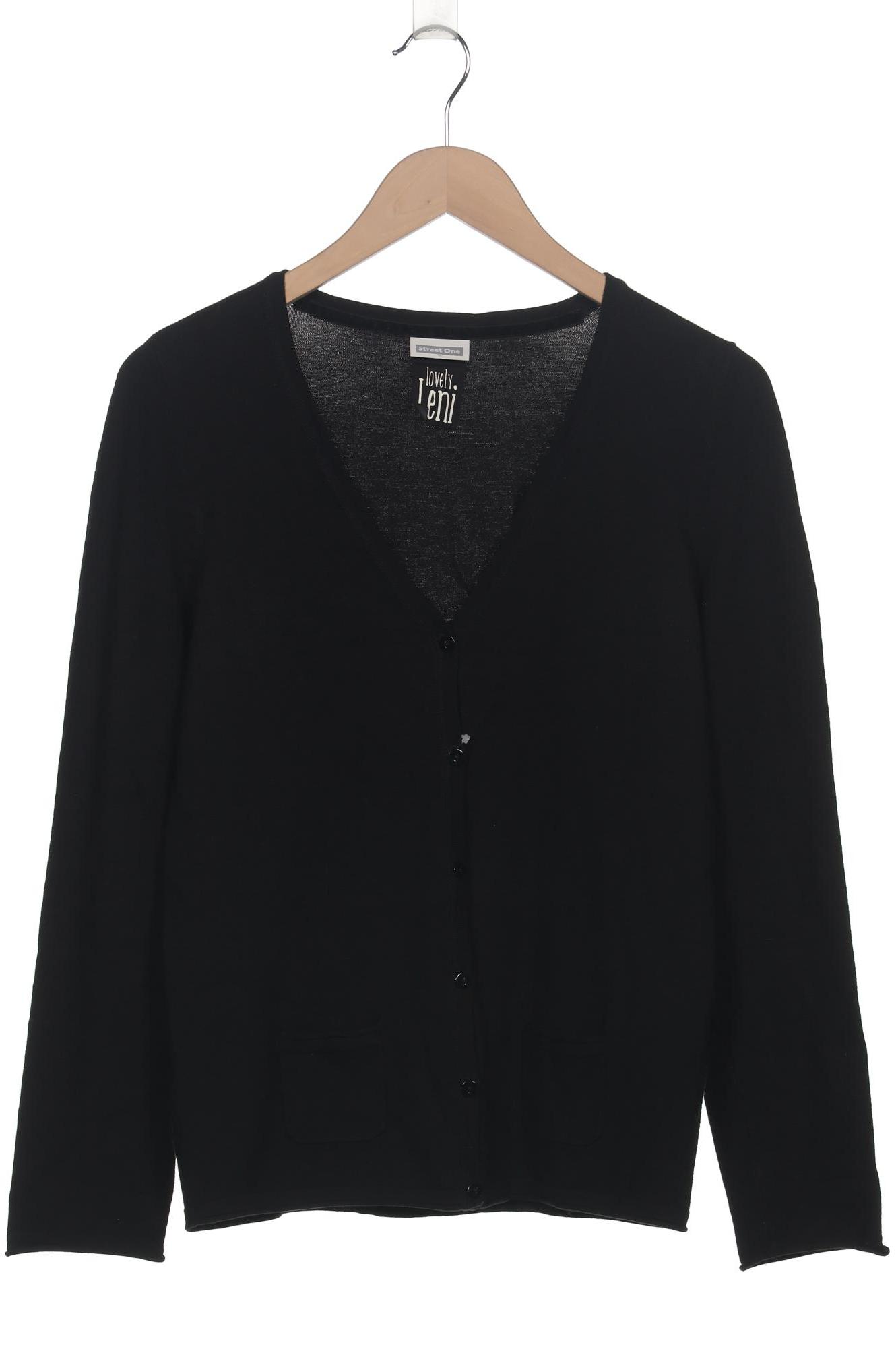 

Street One Damen Strickjacke, schwarz, Gr. 40