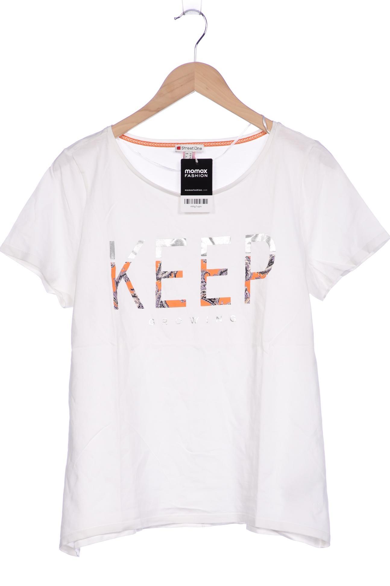 

Street One Damen T-Shirt, weiß, Gr. 42