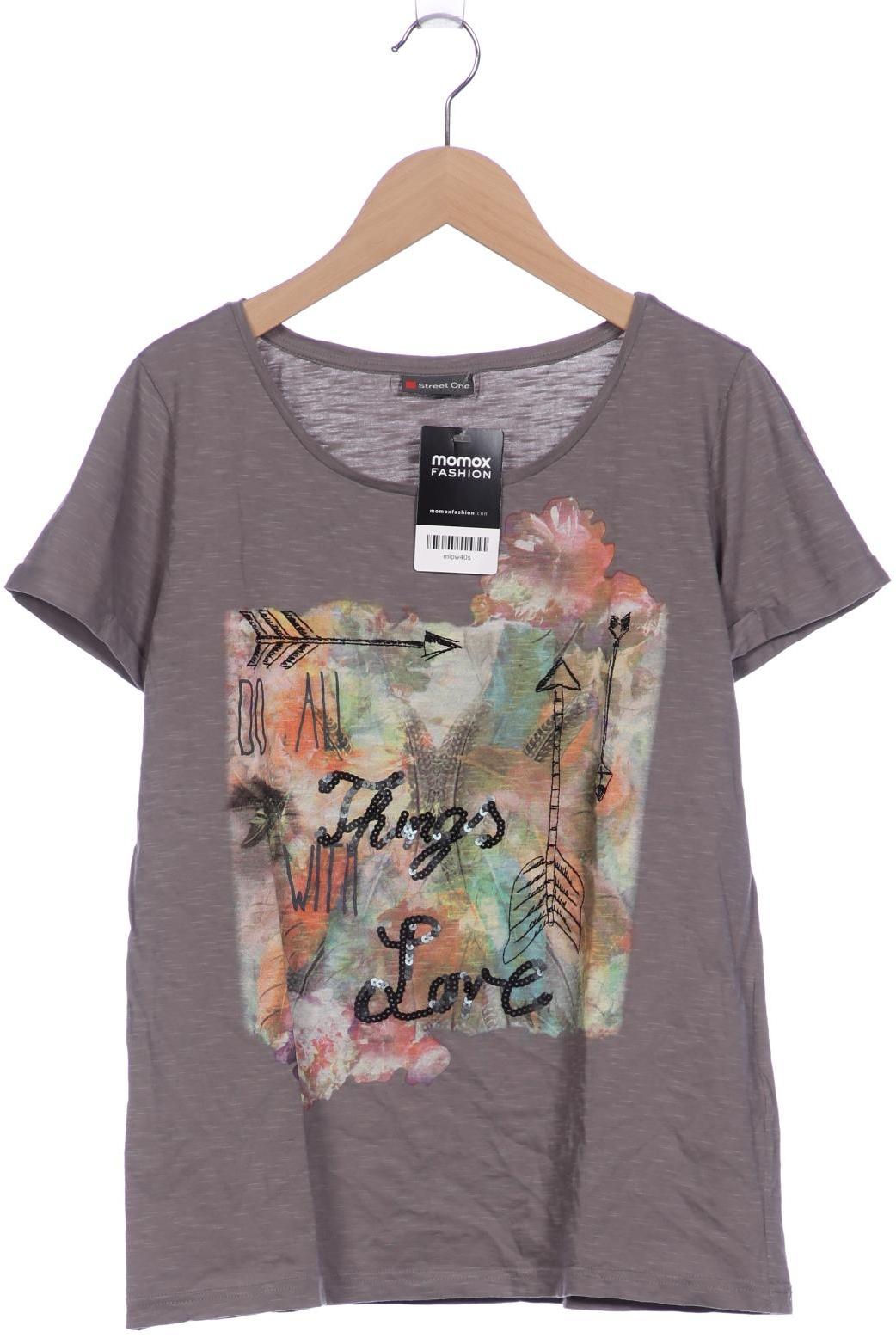 

Street One Damen T-Shirt, grau, Gr. 36
