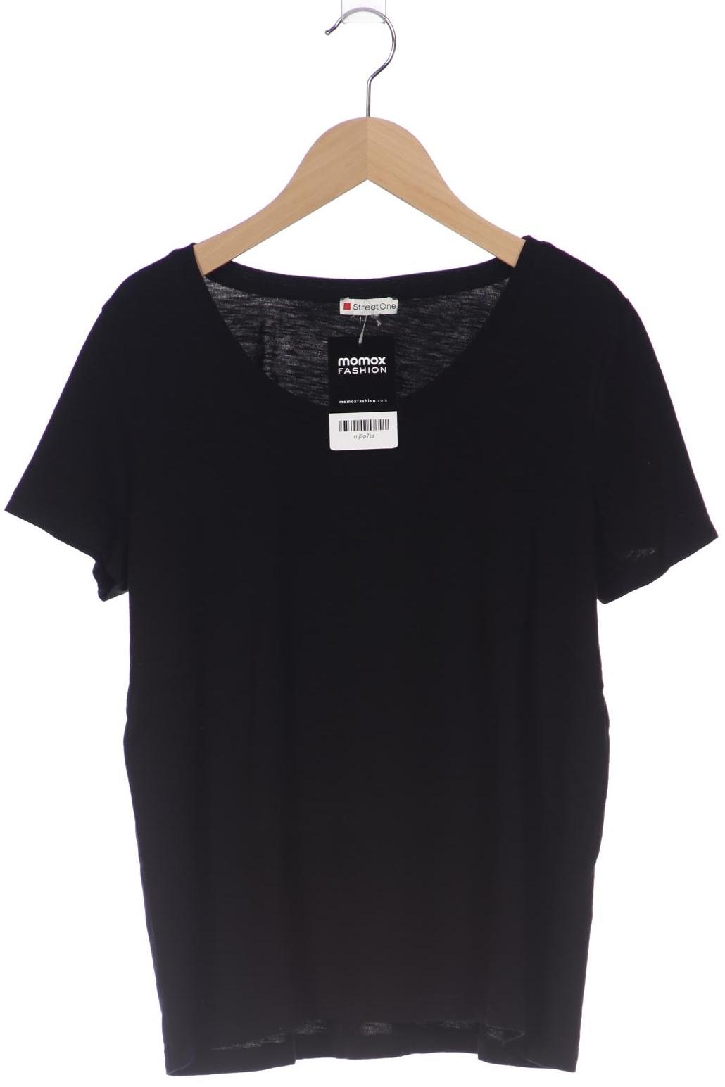 

Street One Damen T-Shirt, schwarz, Gr. 38