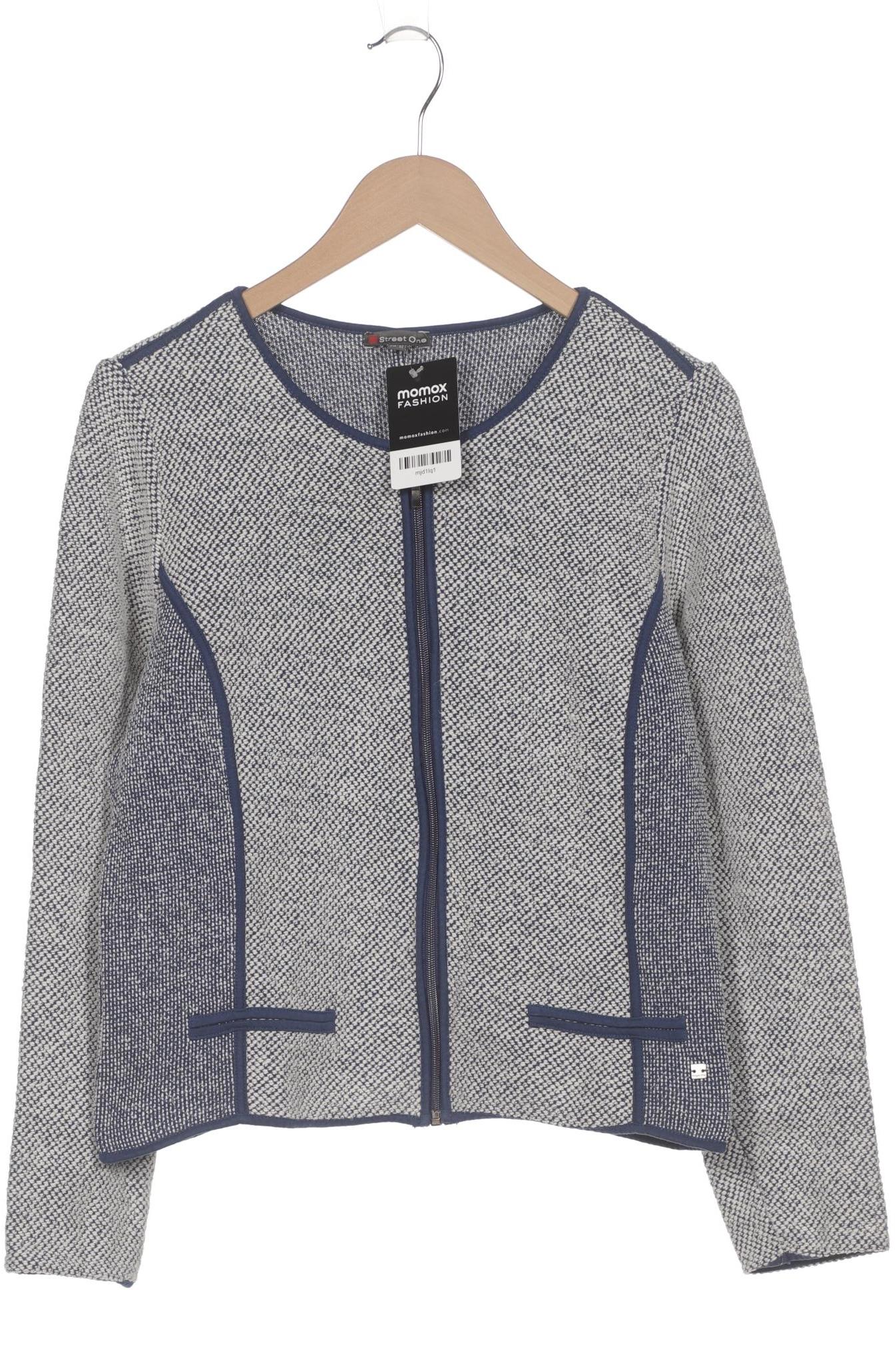 

Street One Damen Strickjacke, blau, Gr. 42