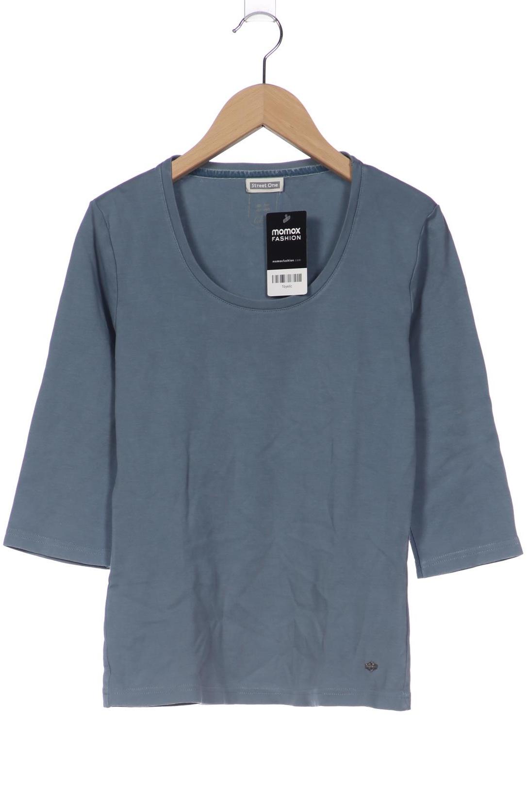 

Street One Damen Langarmshirt, blau, Gr. 38