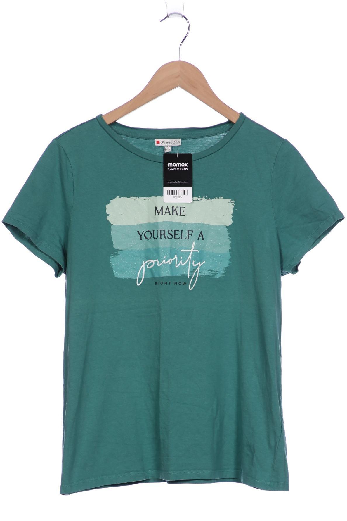 

Street One Damen T-Shirt, grün, Gr. 42