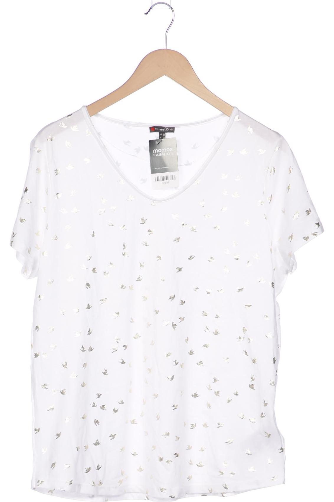 

Street One Damen T-Shirt, weiß, Gr. 44