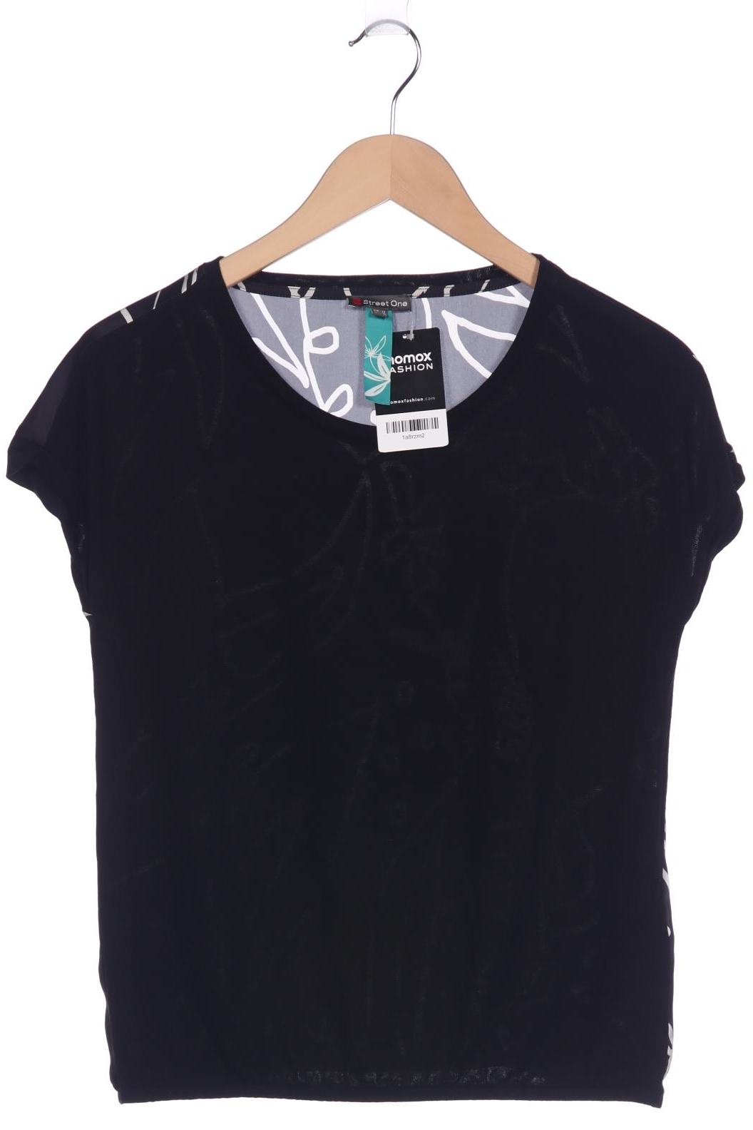 

Street One Damen T-Shirt, schwarz, Gr. 34