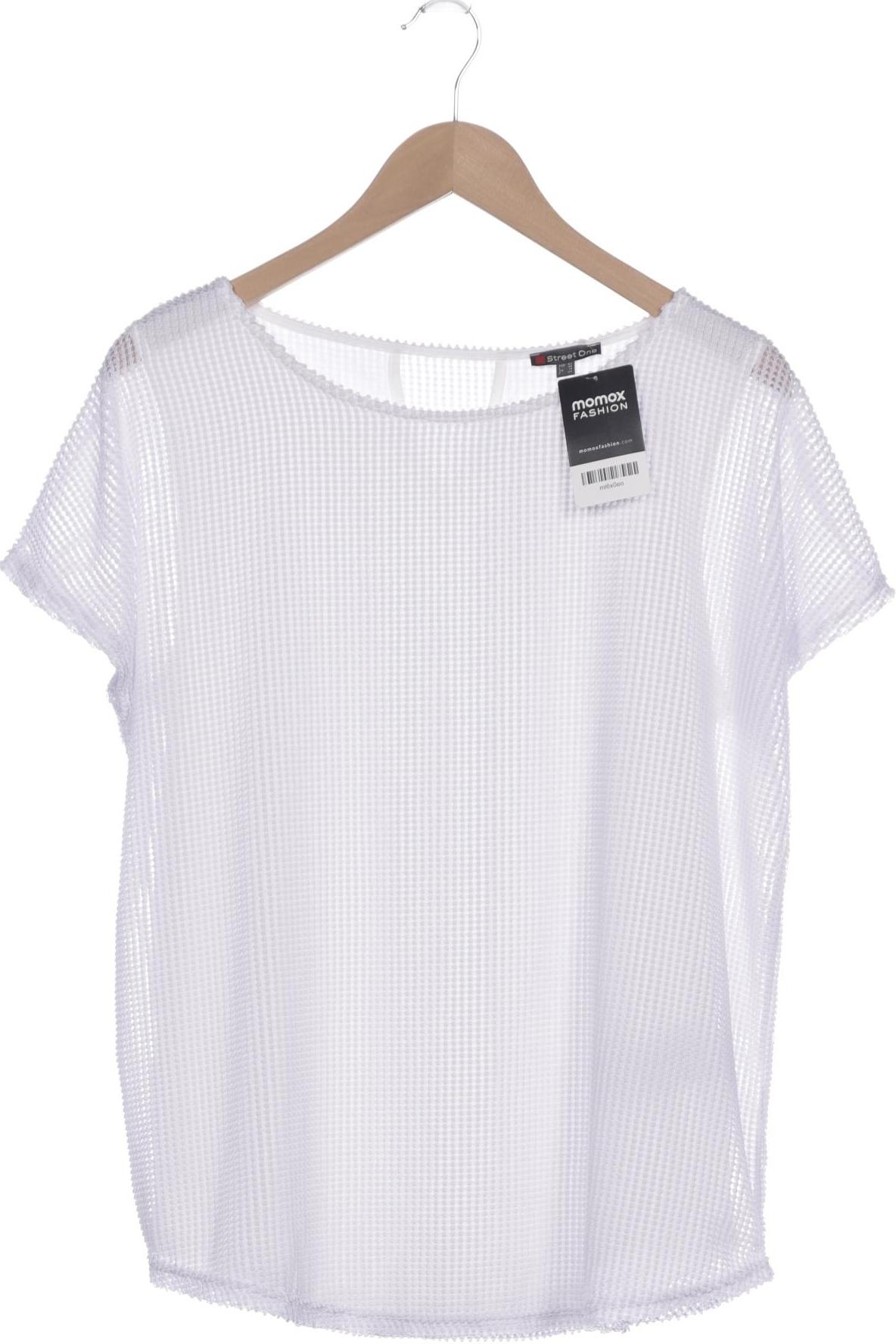 

Street One Damen T-Shirt, weiß, Gr. 42