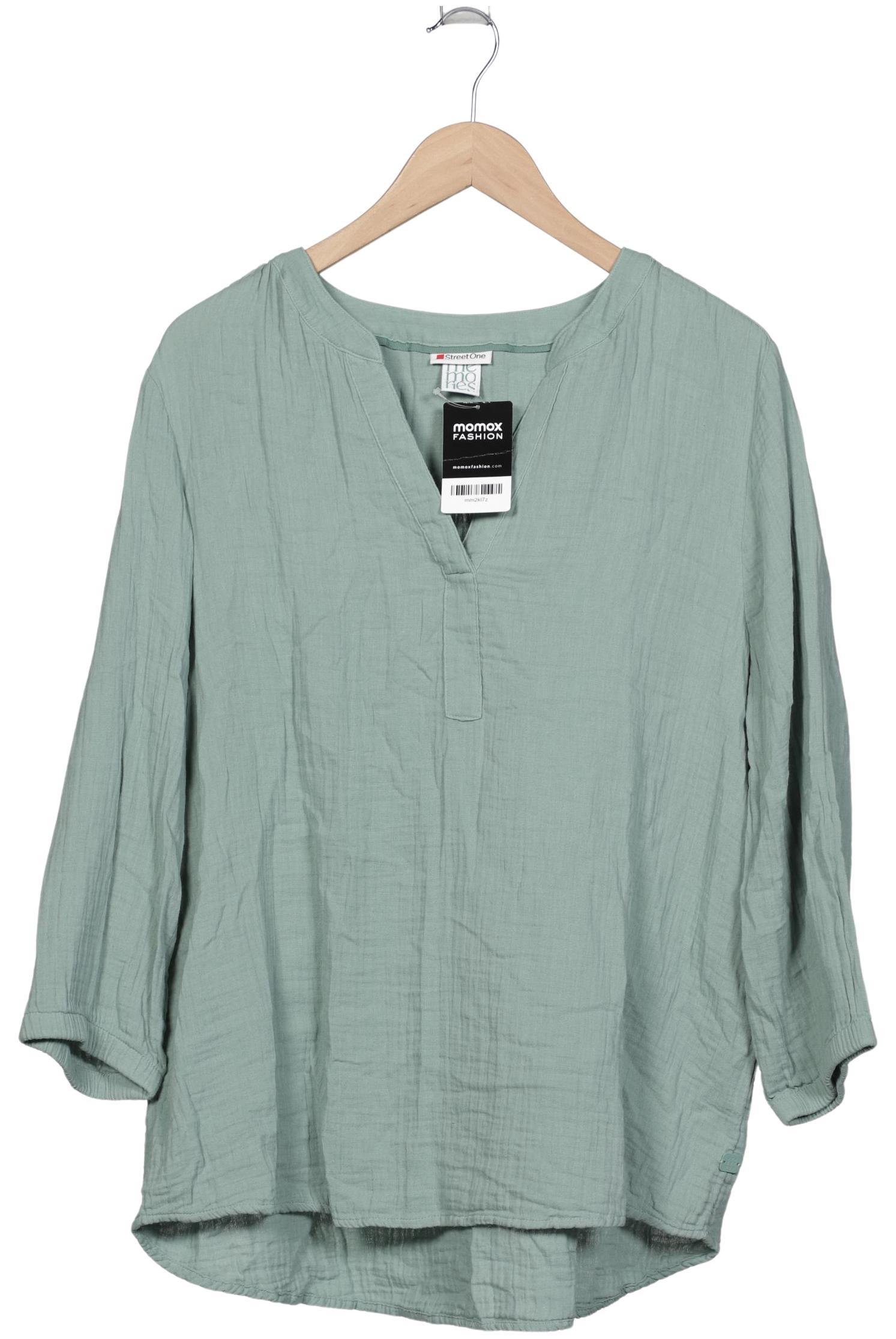 

Street One Damen Bluse, türkis, Gr. 46