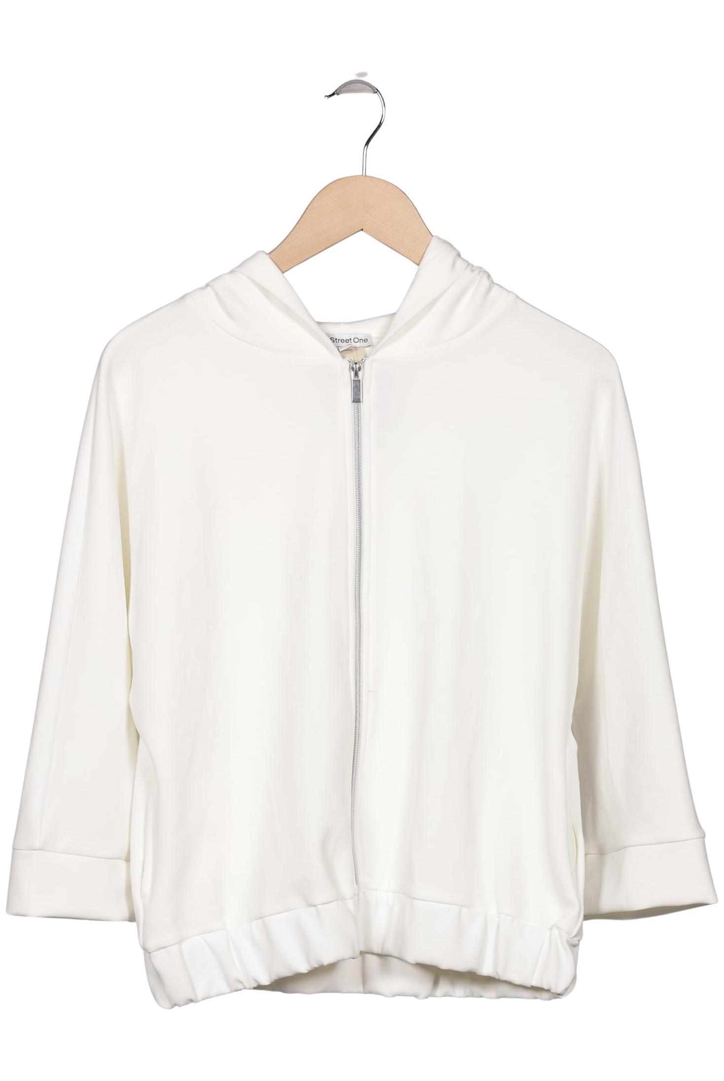 

Street One Damen Kapuzenpullover, weiß, Gr. 34