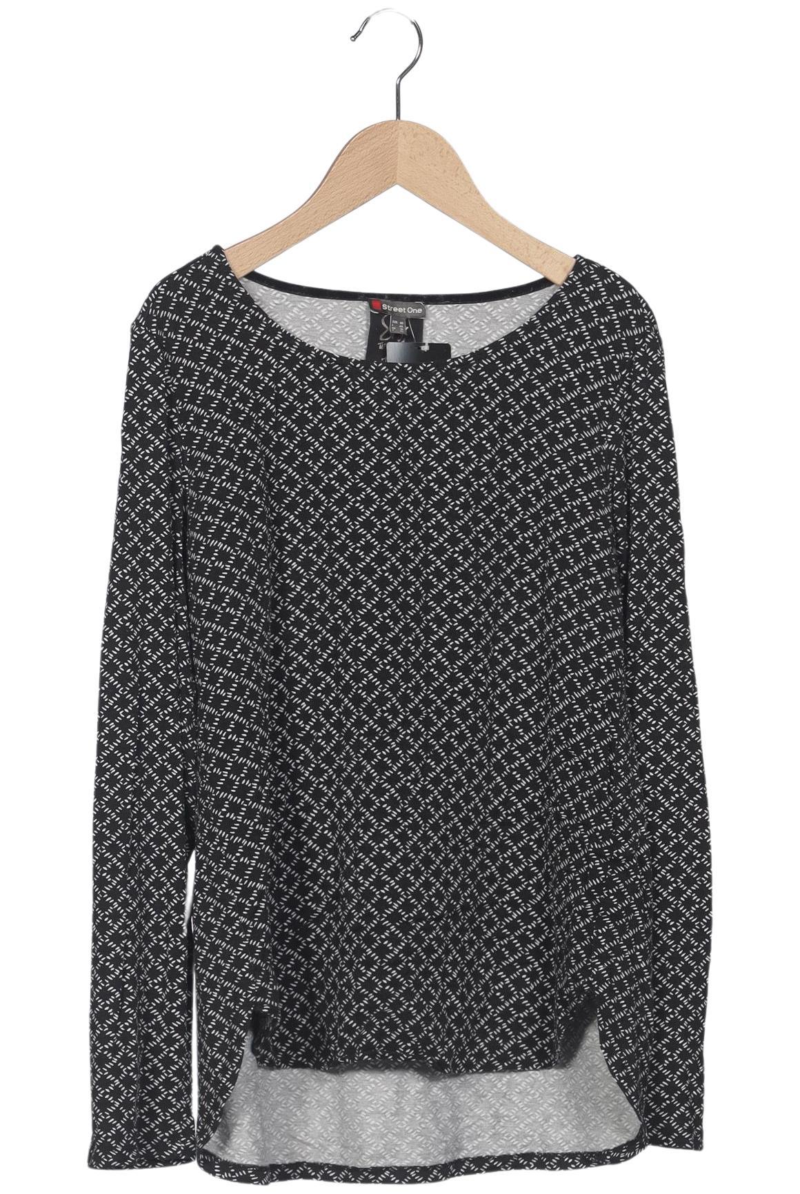 

Street One Damen Langarmshirt, schwarz, Gr. 40