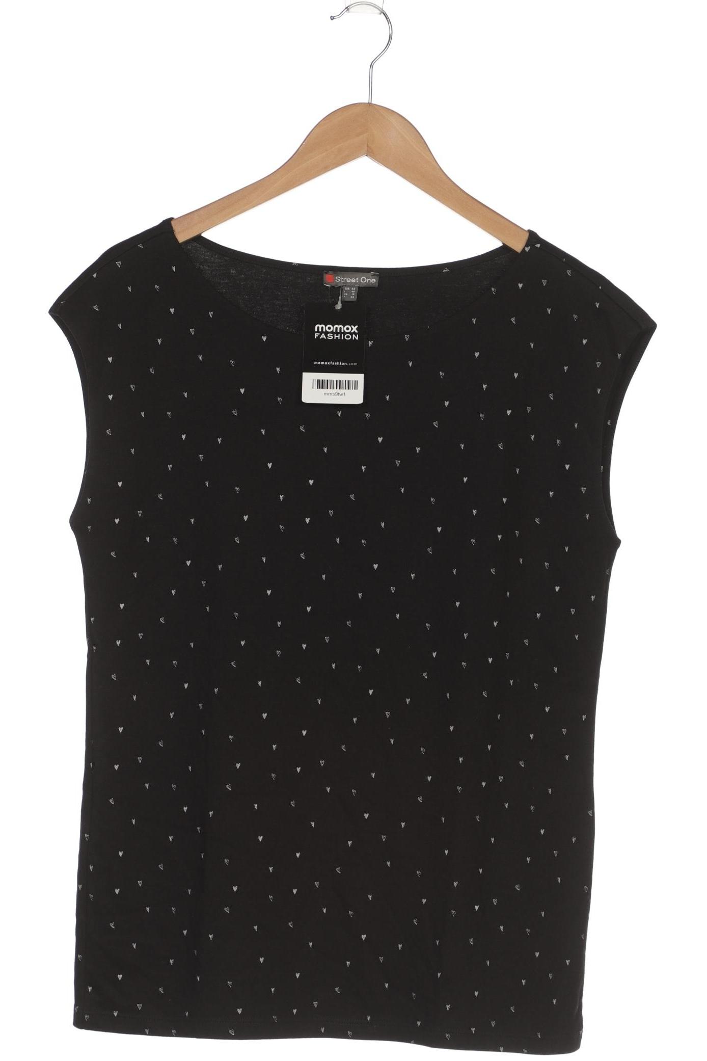 

Street One Damen T-Shirt, schwarz, Gr. 42