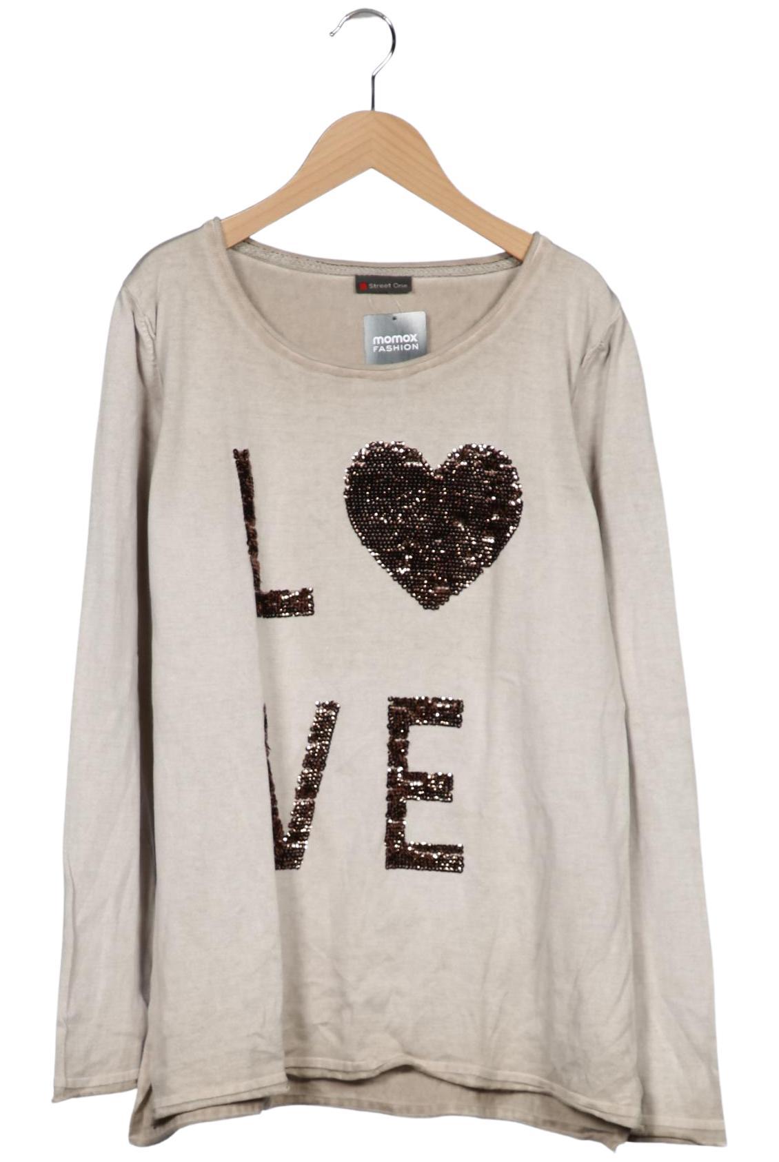 

Street One Damen Langarmshirt, beige, Gr. 40