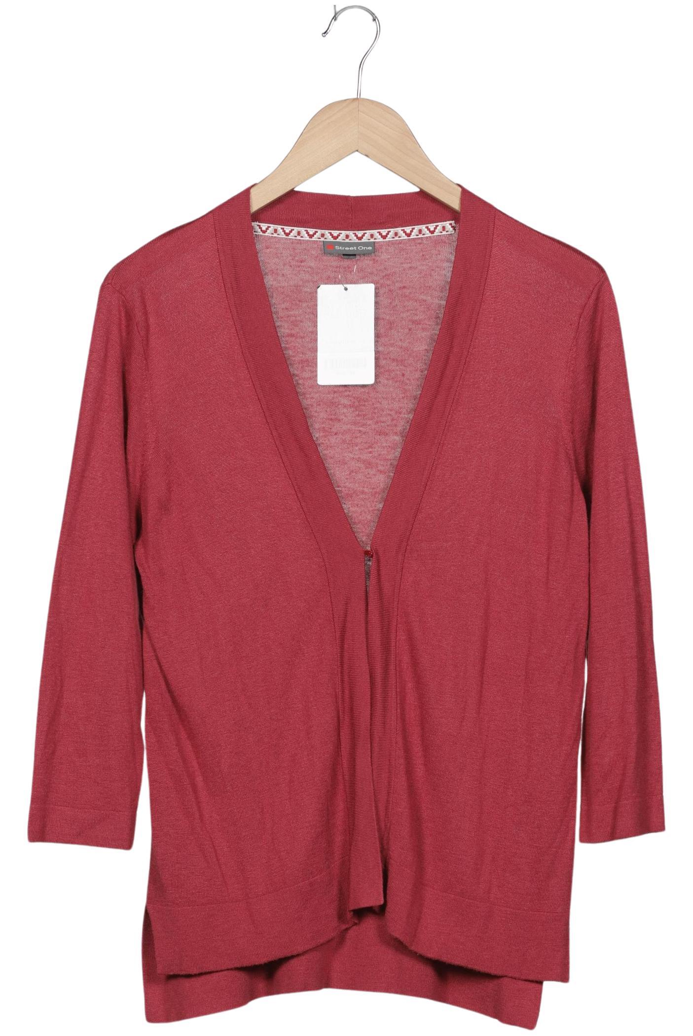 

Street One Damen Strickjacke, rot, Gr. 40