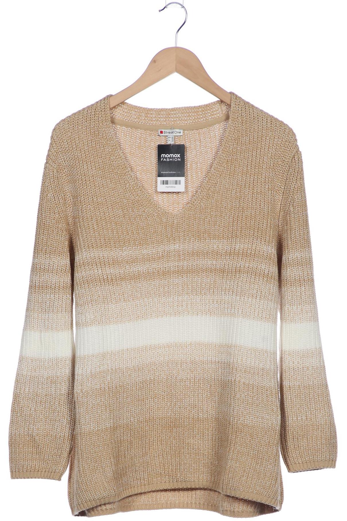 

Street One Damen Pullover, beige, Gr. 42