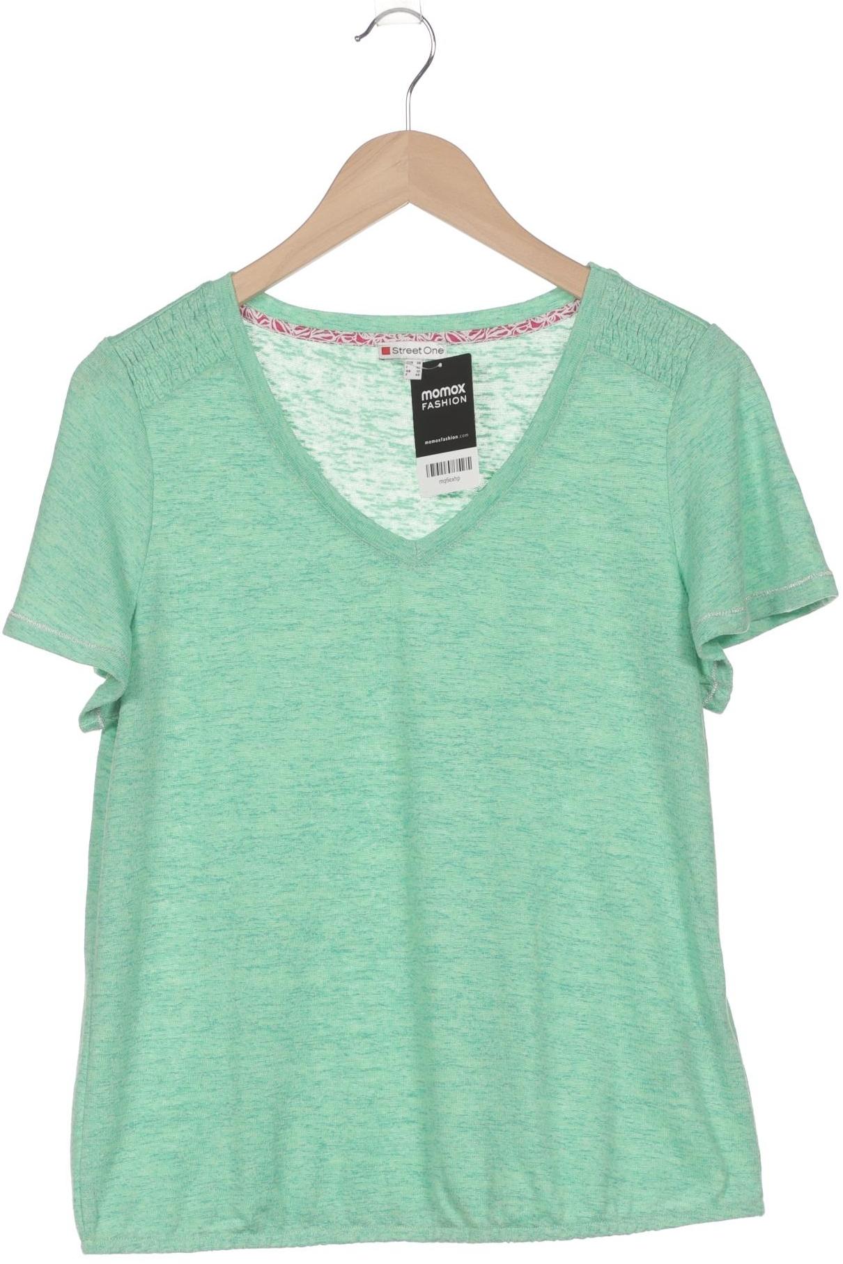

Street One Damen T-Shirt, hellgrün, Gr. 38