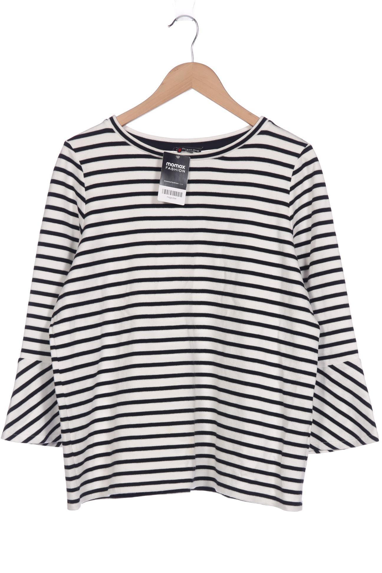 

Street One Damen Langarmshirt, weiß, Gr. 44