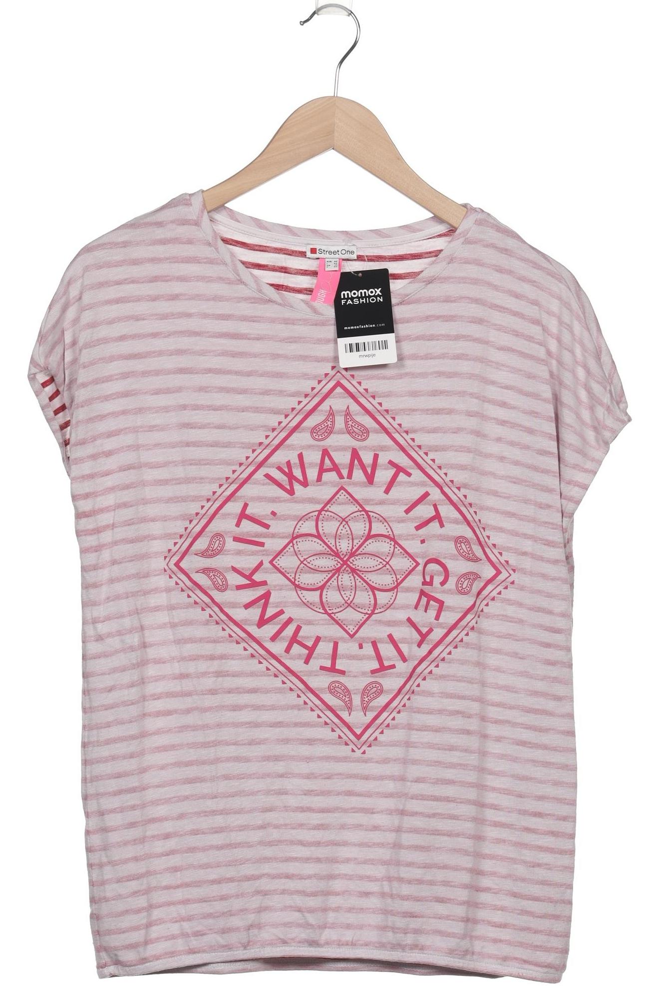 

Street One Damen T-Shirt, pink, Gr. 40