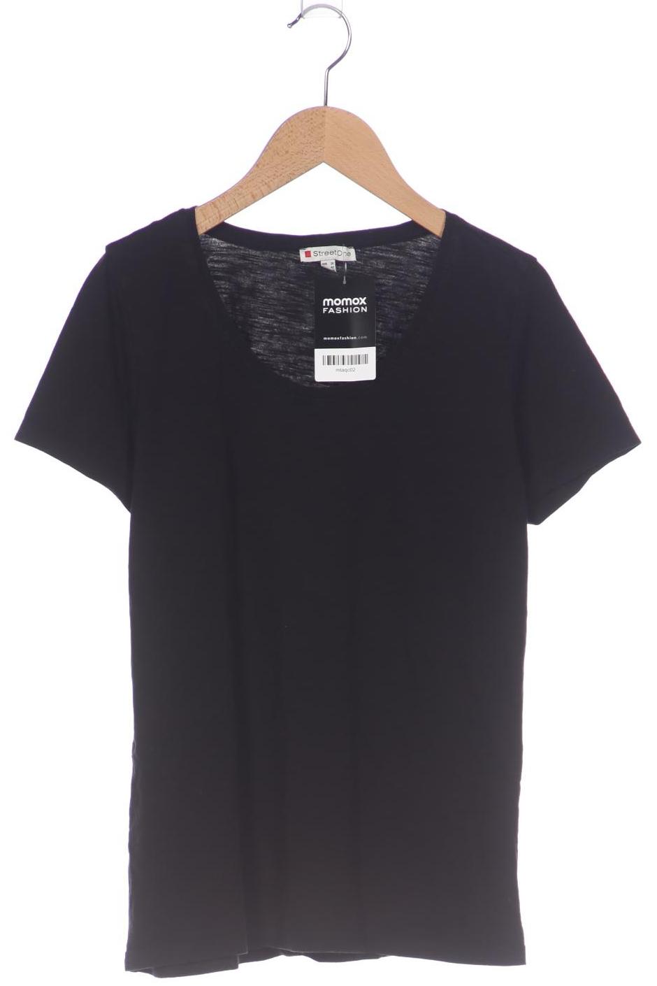 

Street One Damen T-Shirt, schwarz, Gr. 38