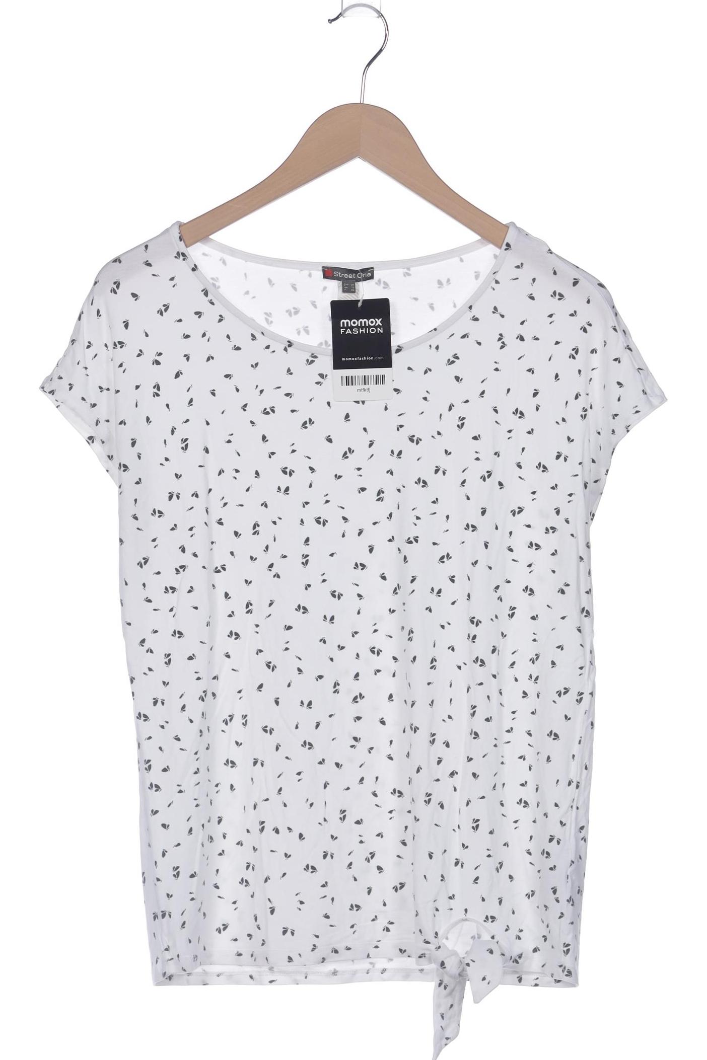 

Street One Damen T-Shirt, weiß, Gr. 38