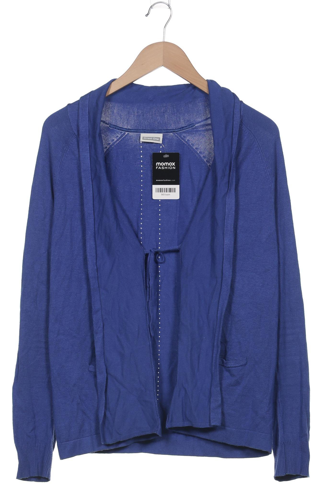 

Street One Damen Strickjacke, blau, Gr. 42