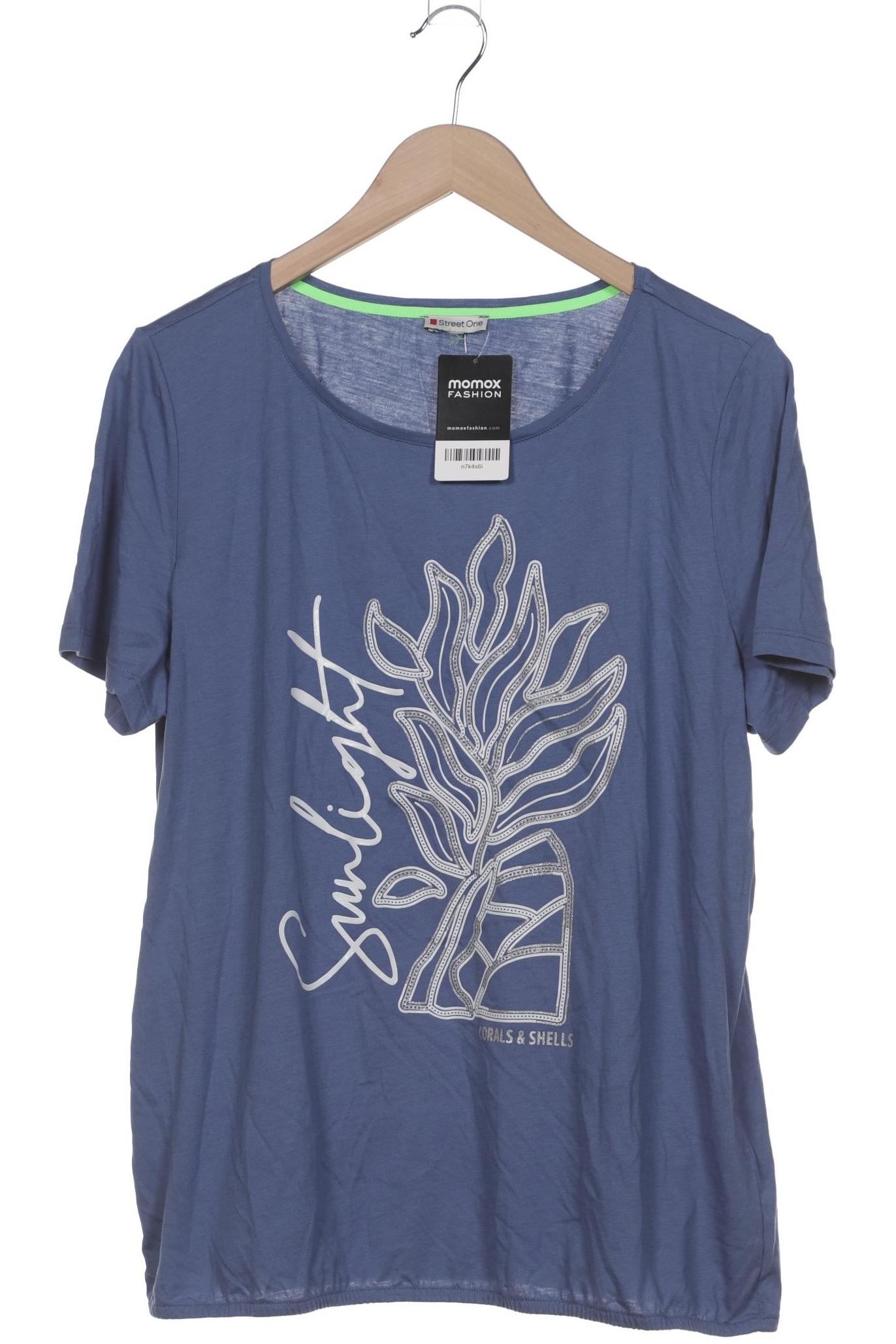 

Street One Damen T-Shirt, blau, Gr. 46