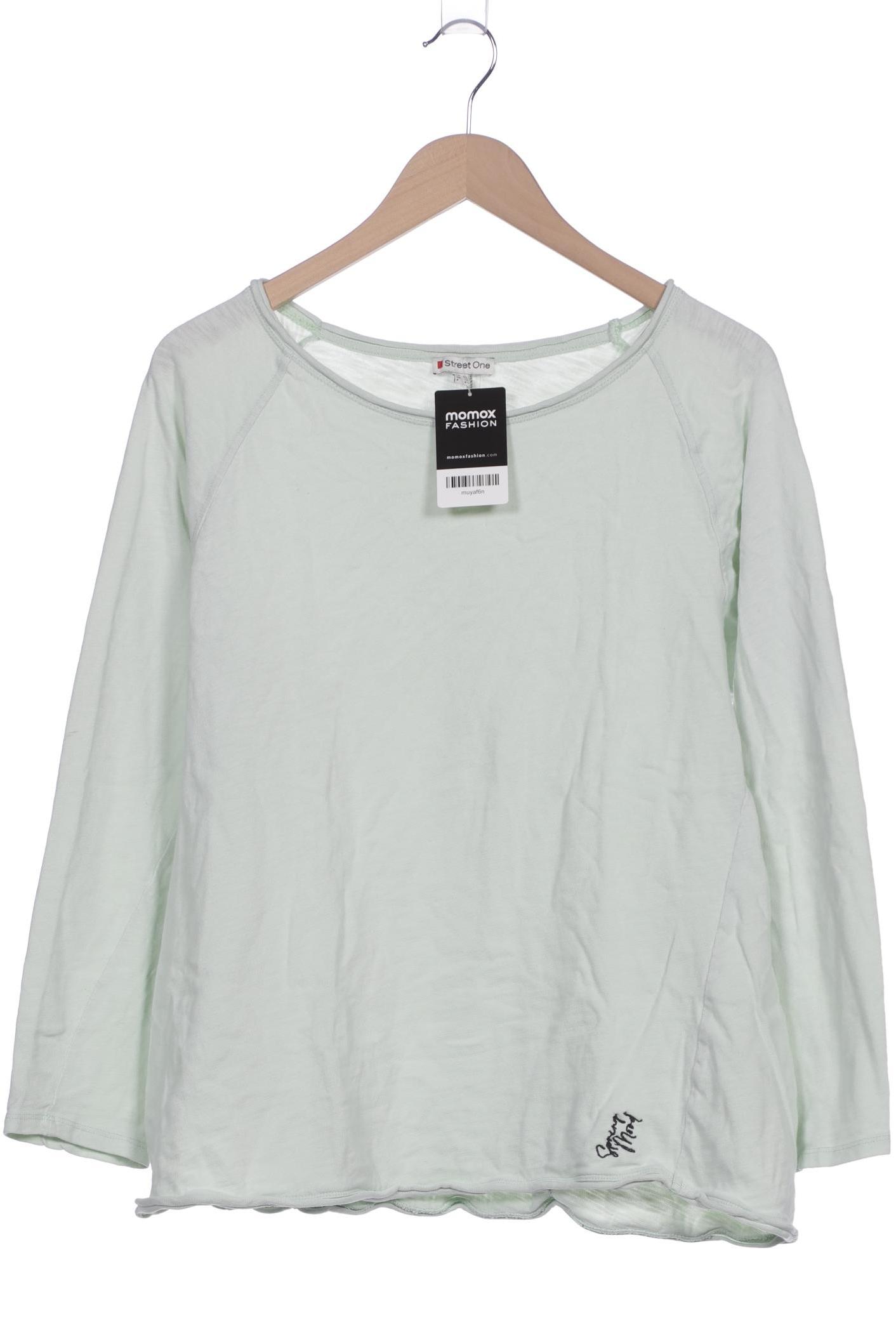

Street One Damen Langarmshirt, hellgrün, Gr. 46