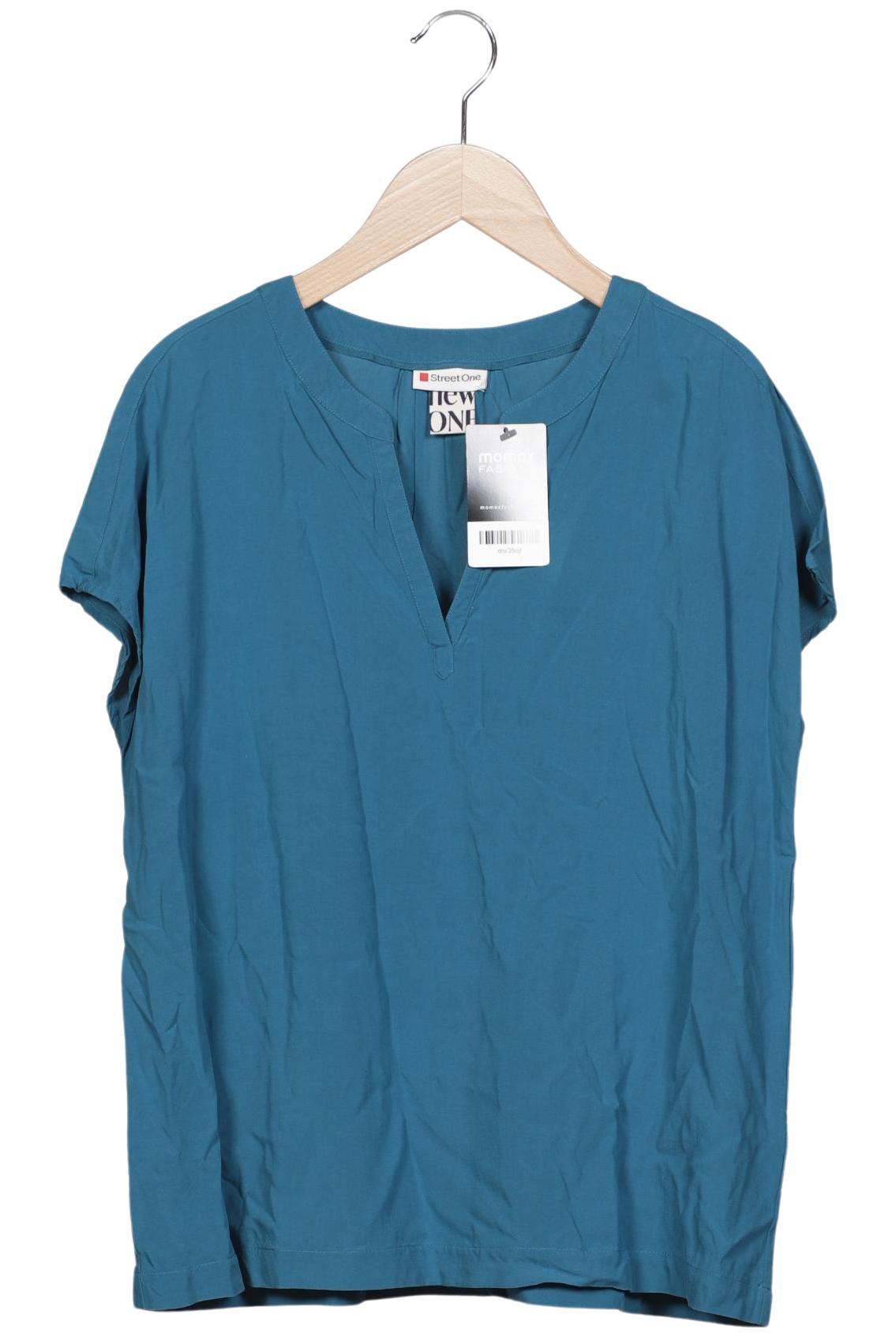 

Street One Damen Bluse, blau, Gr. 40