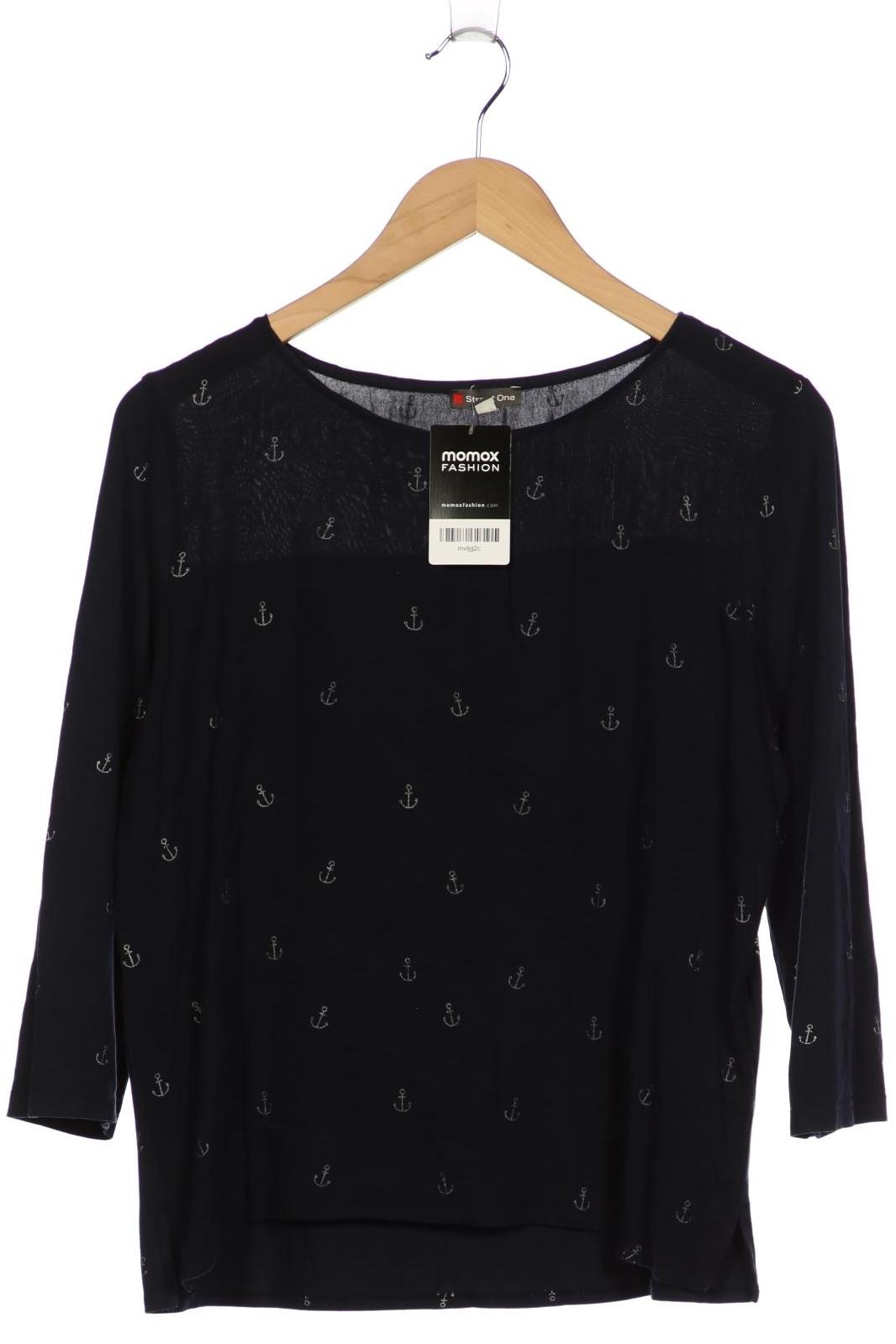 

Street One Damen Langarmshirt, marineblau, Gr. 38