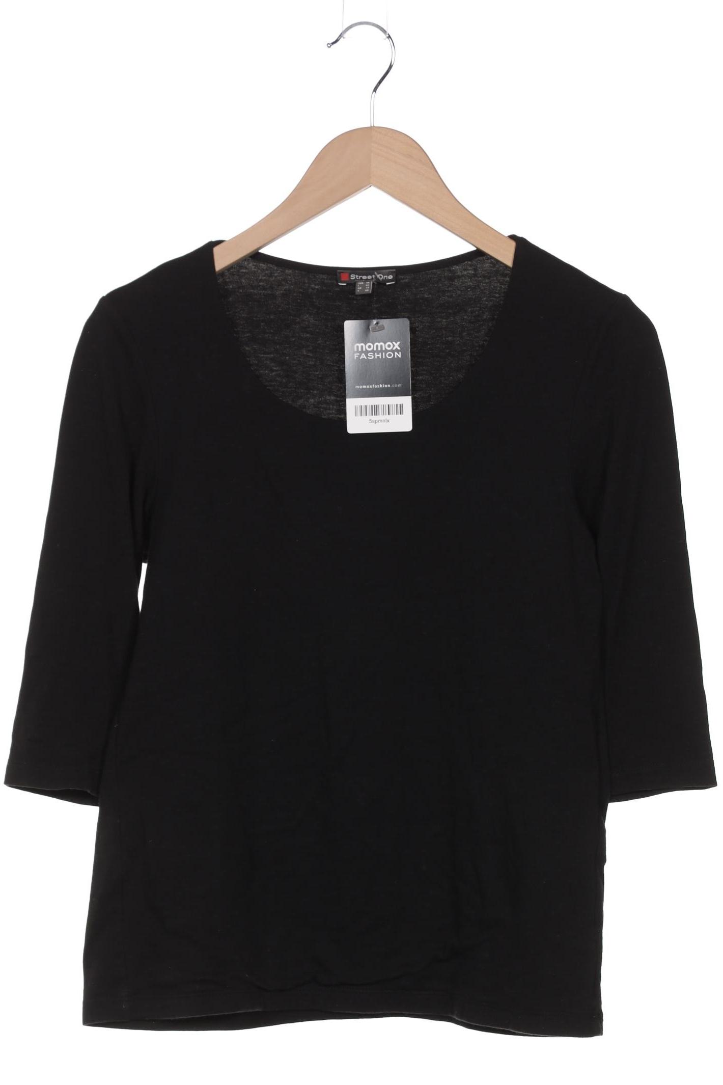 

Street One Damen Langarmshirt, schwarz, Gr. 38