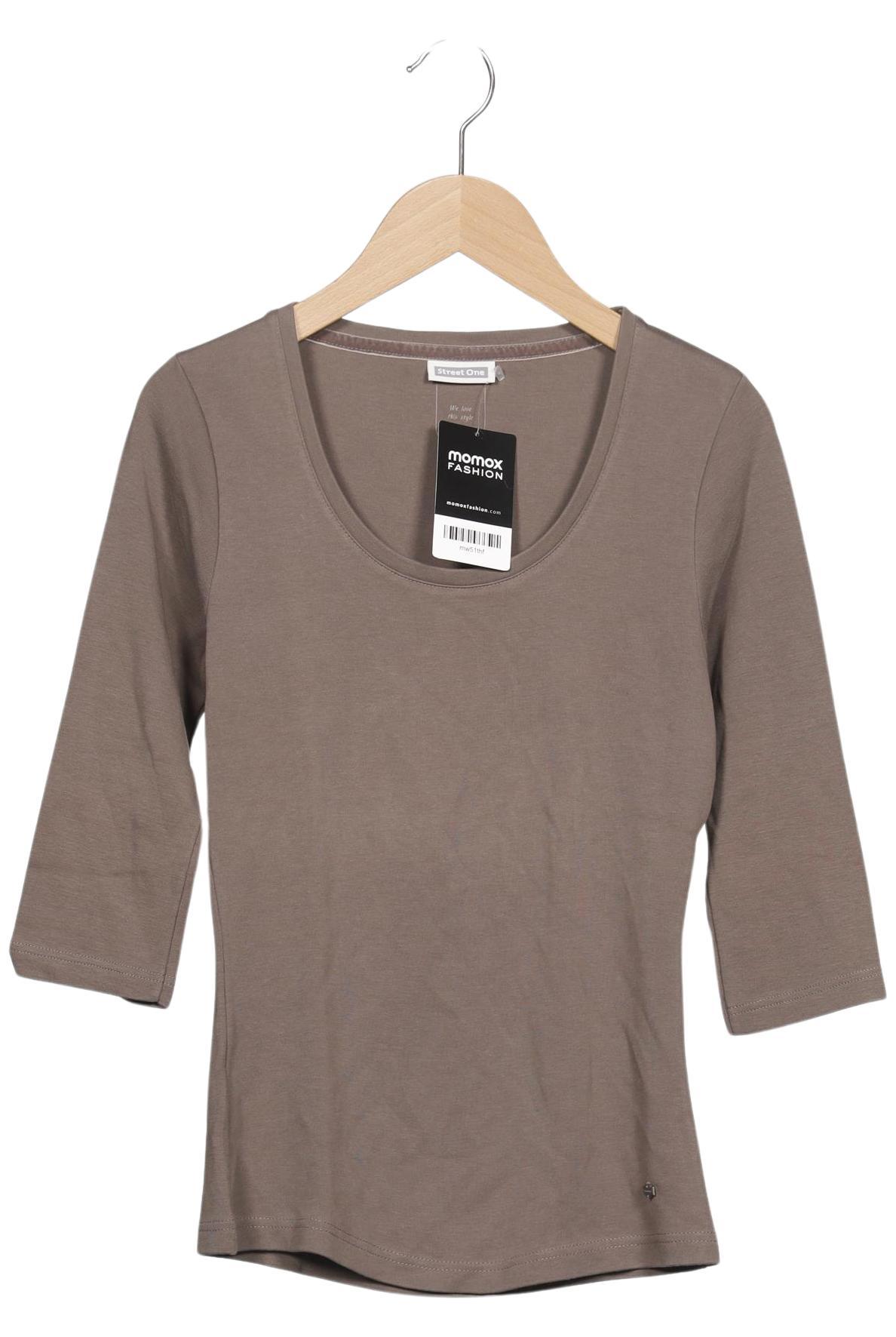

Street One Damen Langarmshirt, braun, Gr. 34