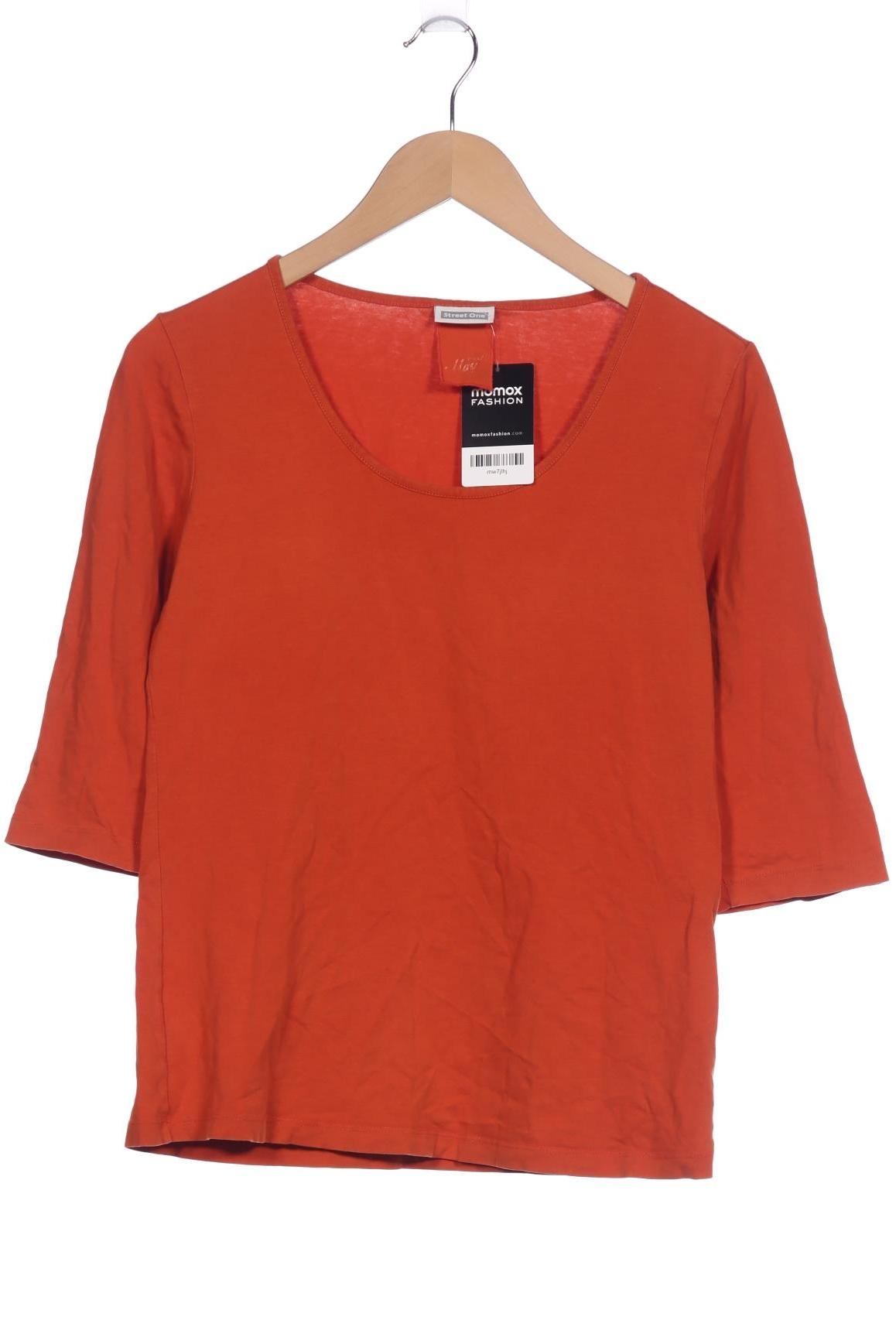 

Street One Damen Langarmshirt, orange, Gr. 42