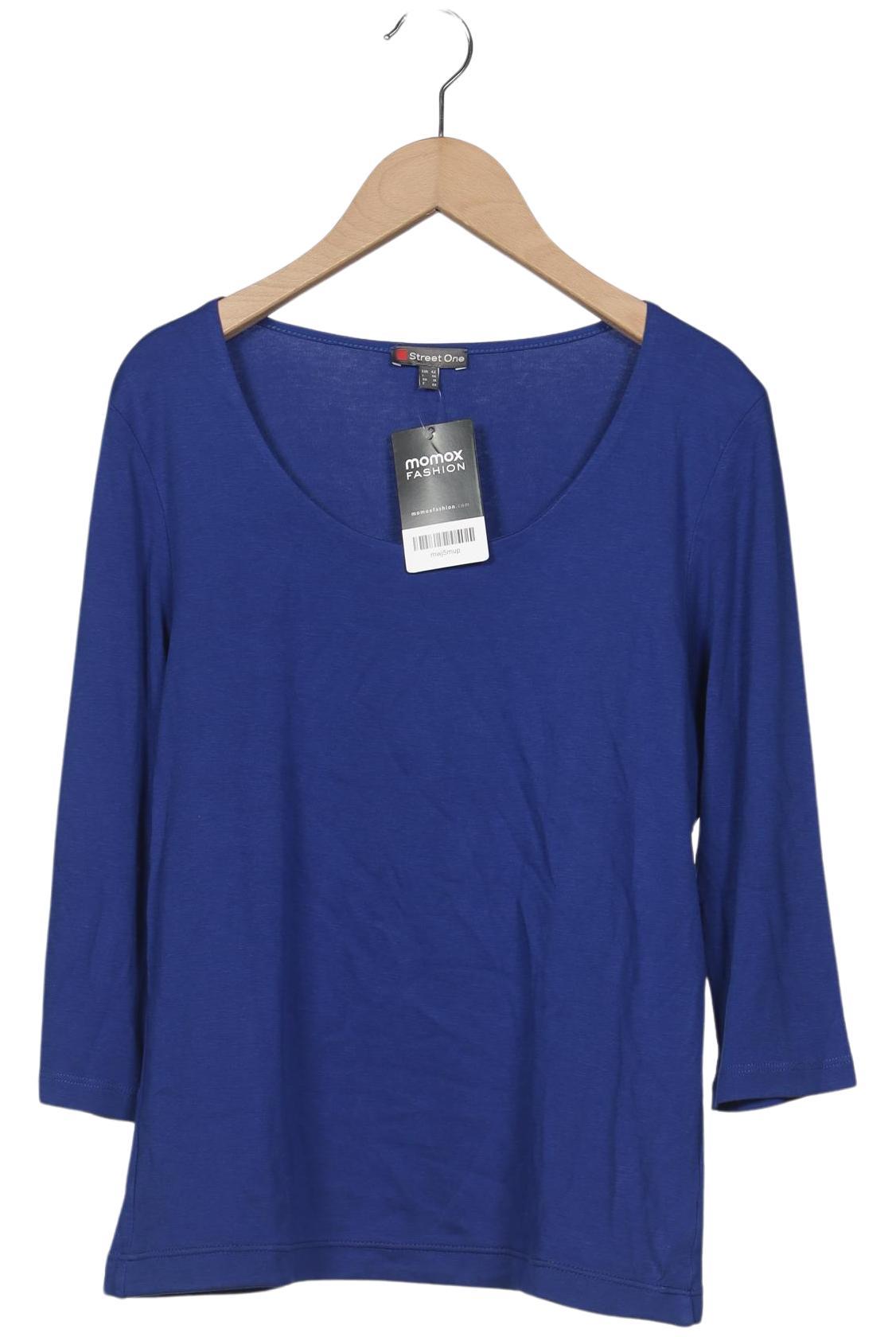 

Street One Damen Langarmshirt, blau, Gr. 42