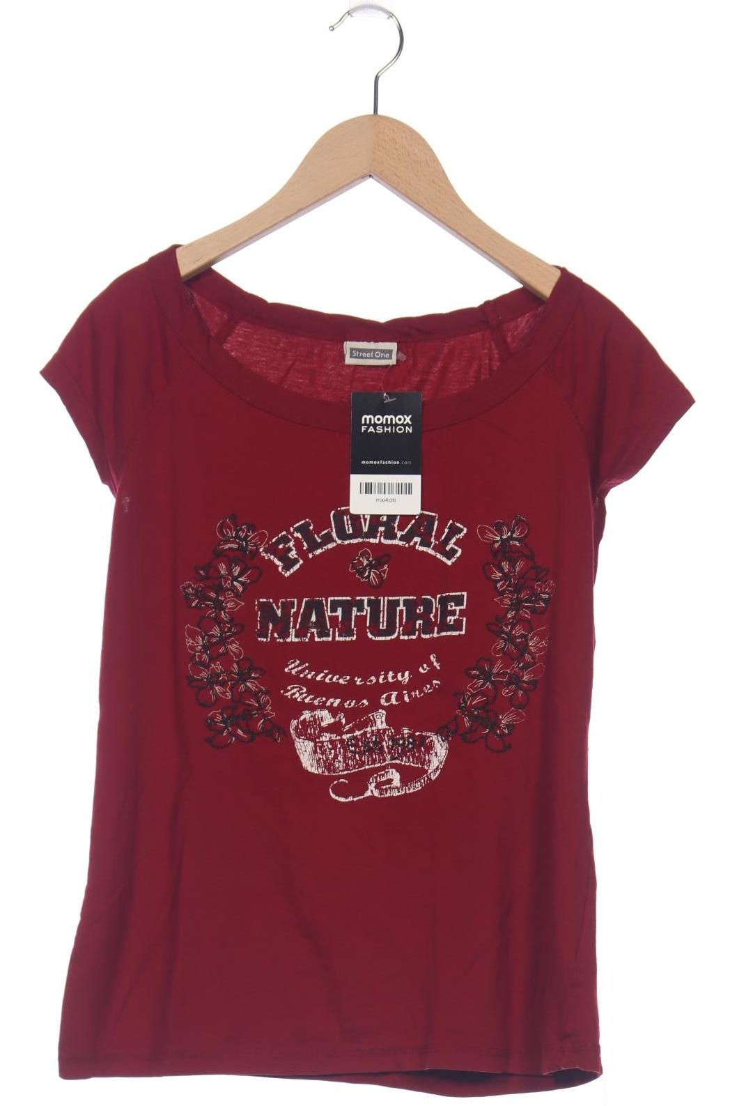 

Street One Damen T-Shirt, bordeaux, Gr. 38