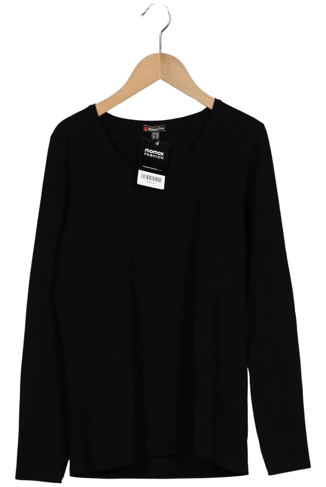 

Street One Damen Langarmshirt, schwarz, Gr. 40