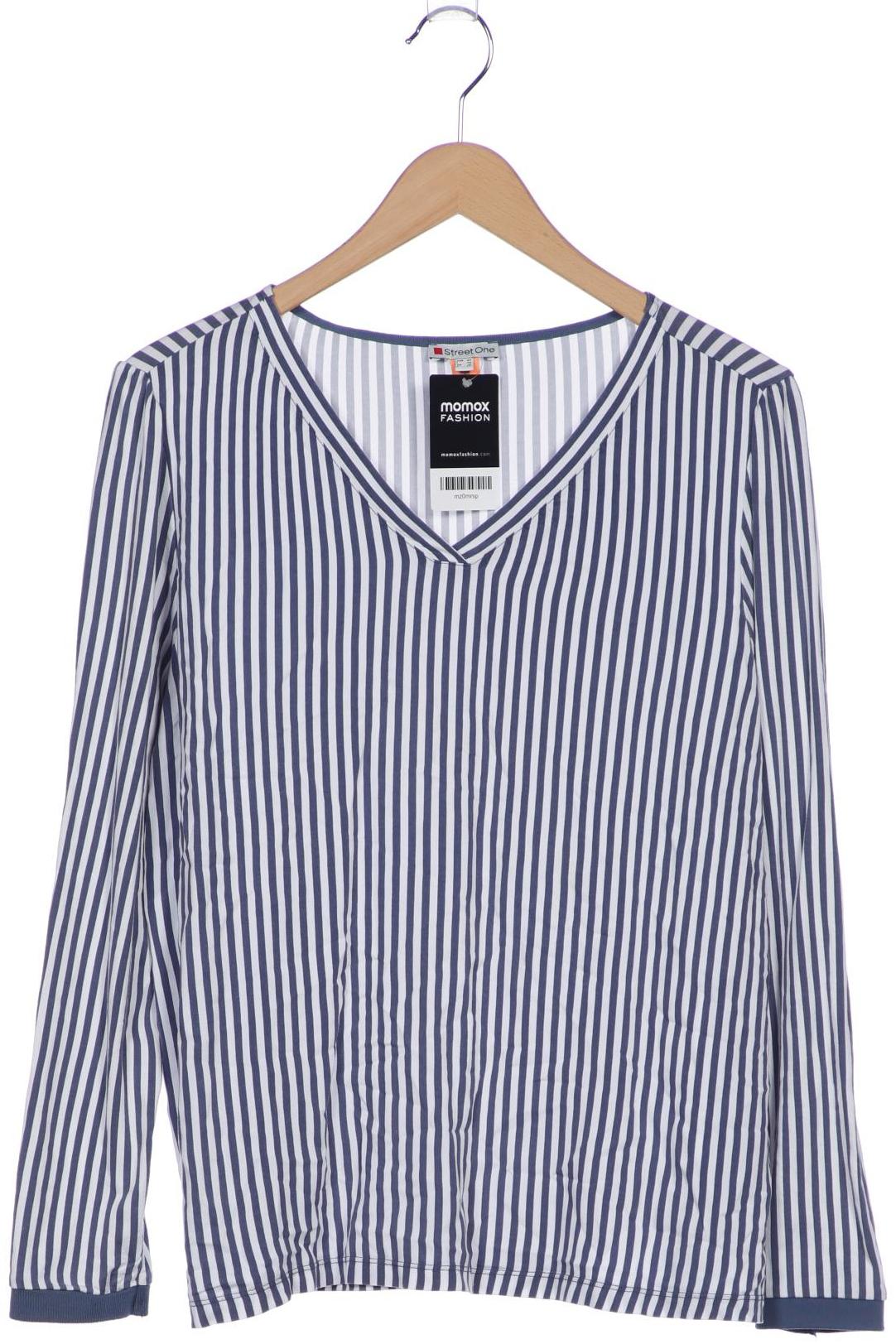 

Street One Damen Langarmshirt, blau, Gr. 42