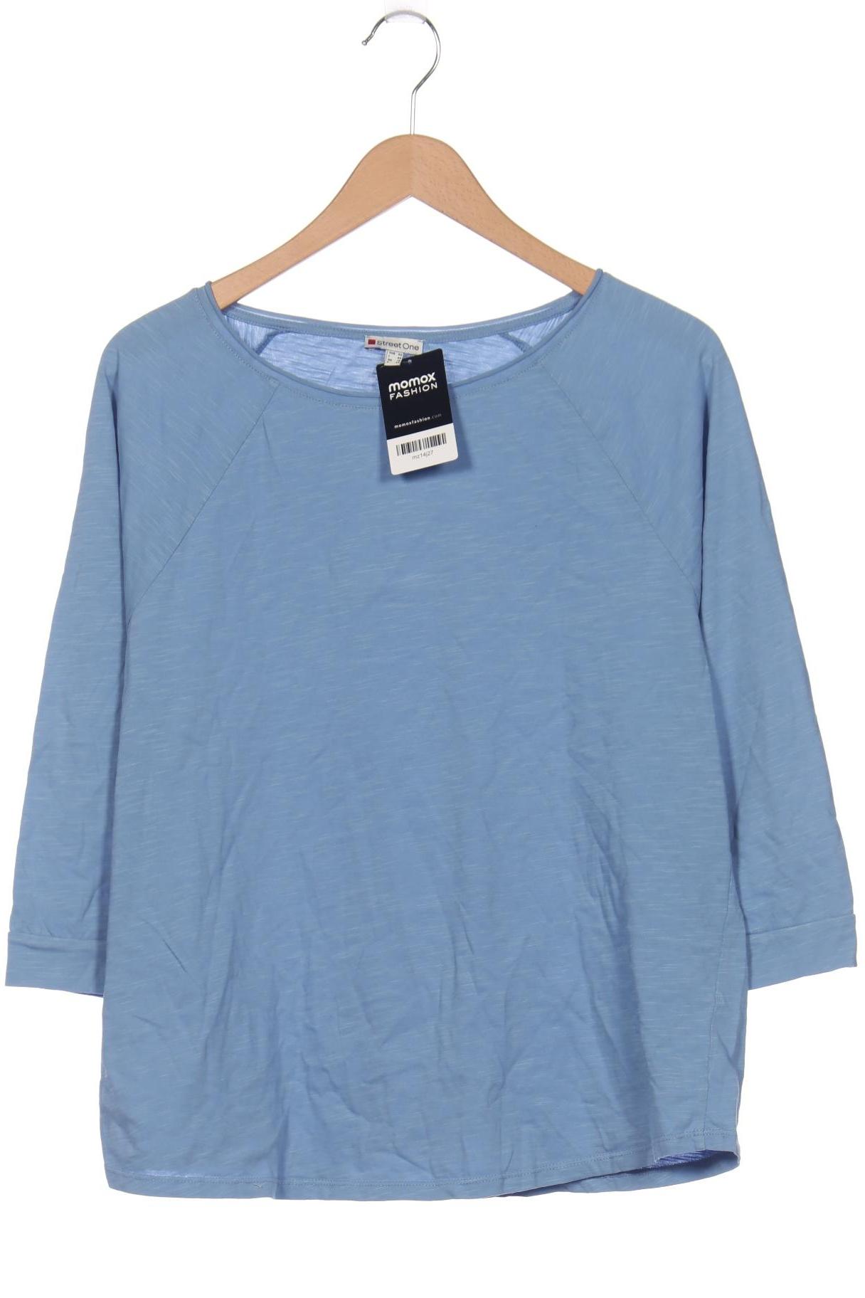 

Street One Damen Langarmshirt, blau, Gr. 42
