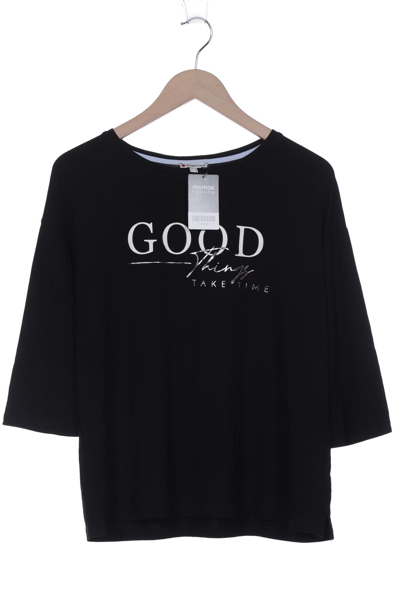 

Street One Damen Langarmshirt, schwarz, Gr. 40