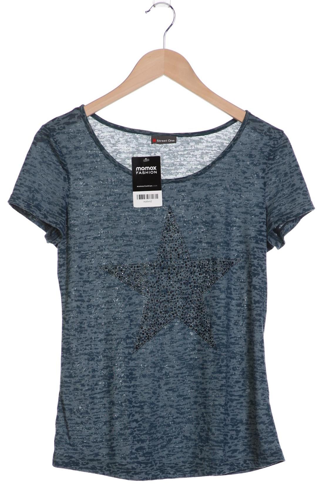 

Street One Damen T-Shirt, türkis, Gr. 38